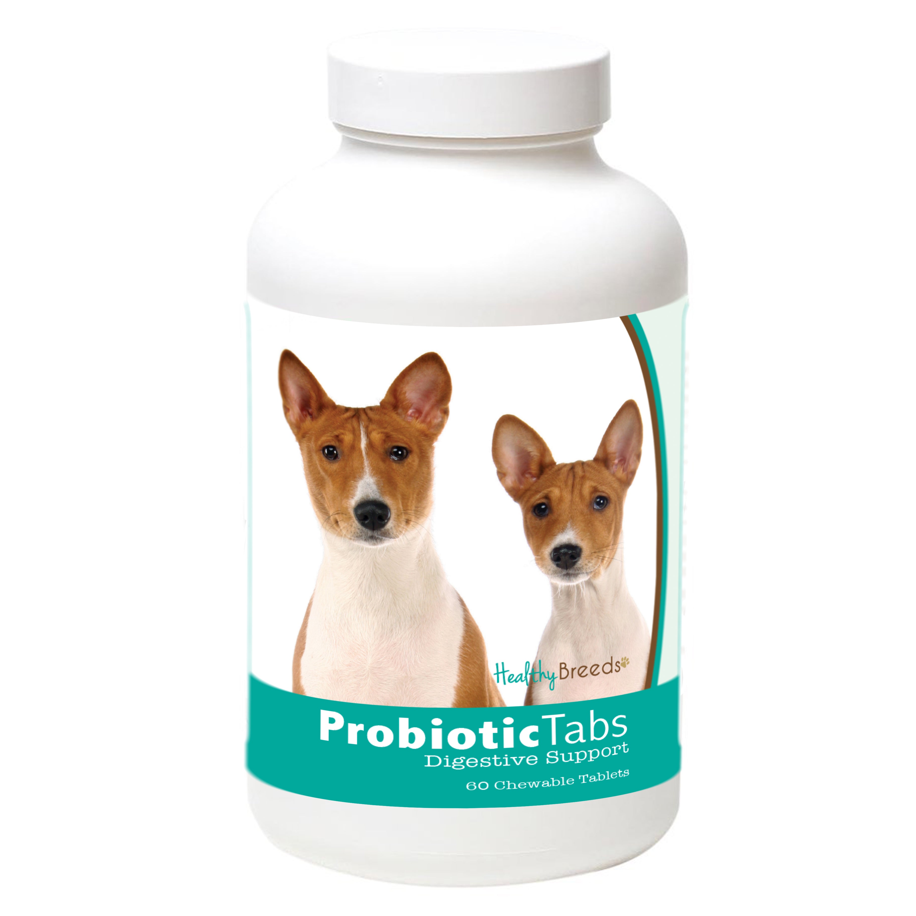 Basenji Probiotic and Digestive Support for Dogs 60 Count