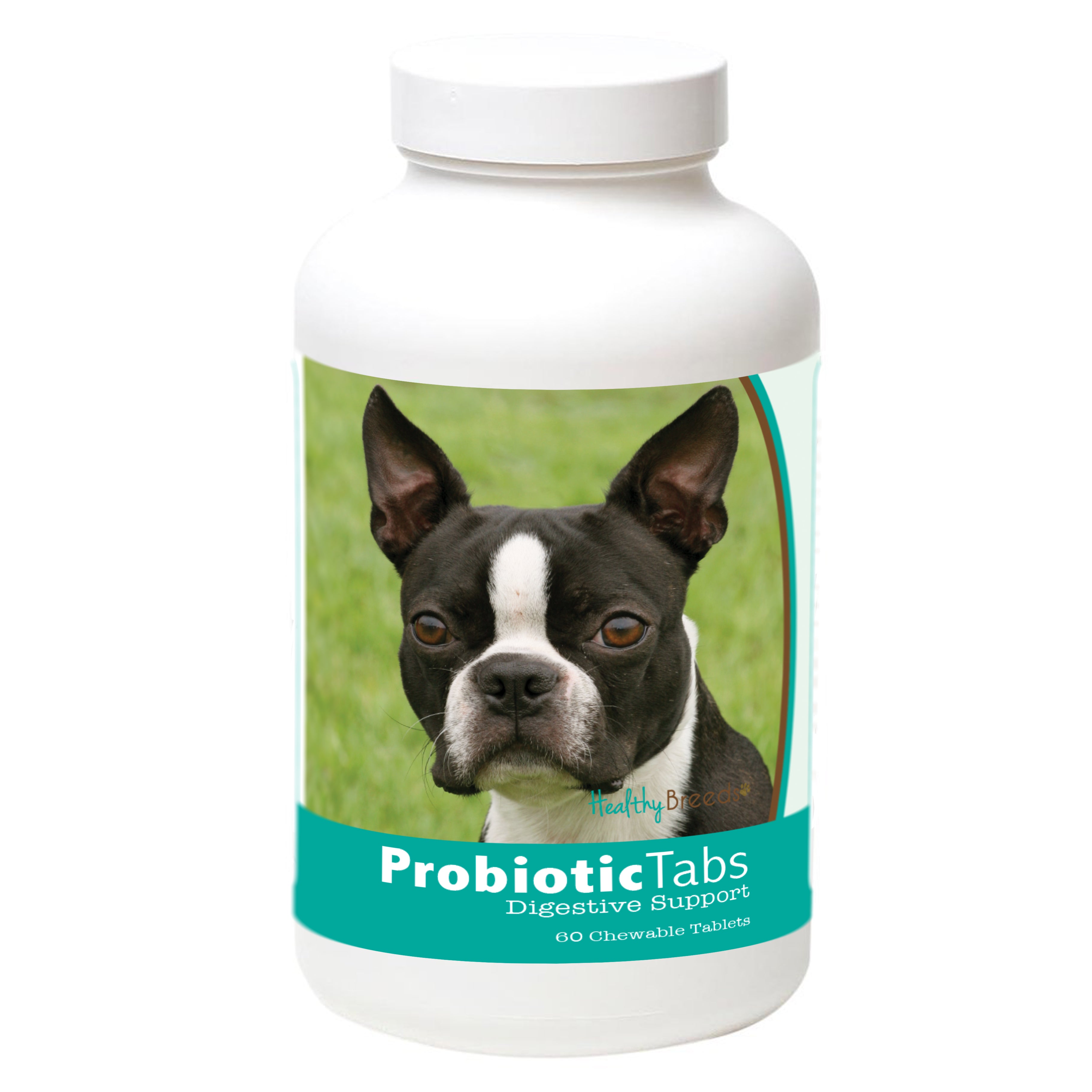 Boston Terrier Probiotic and Digestive Support for Dogs 60 Count
