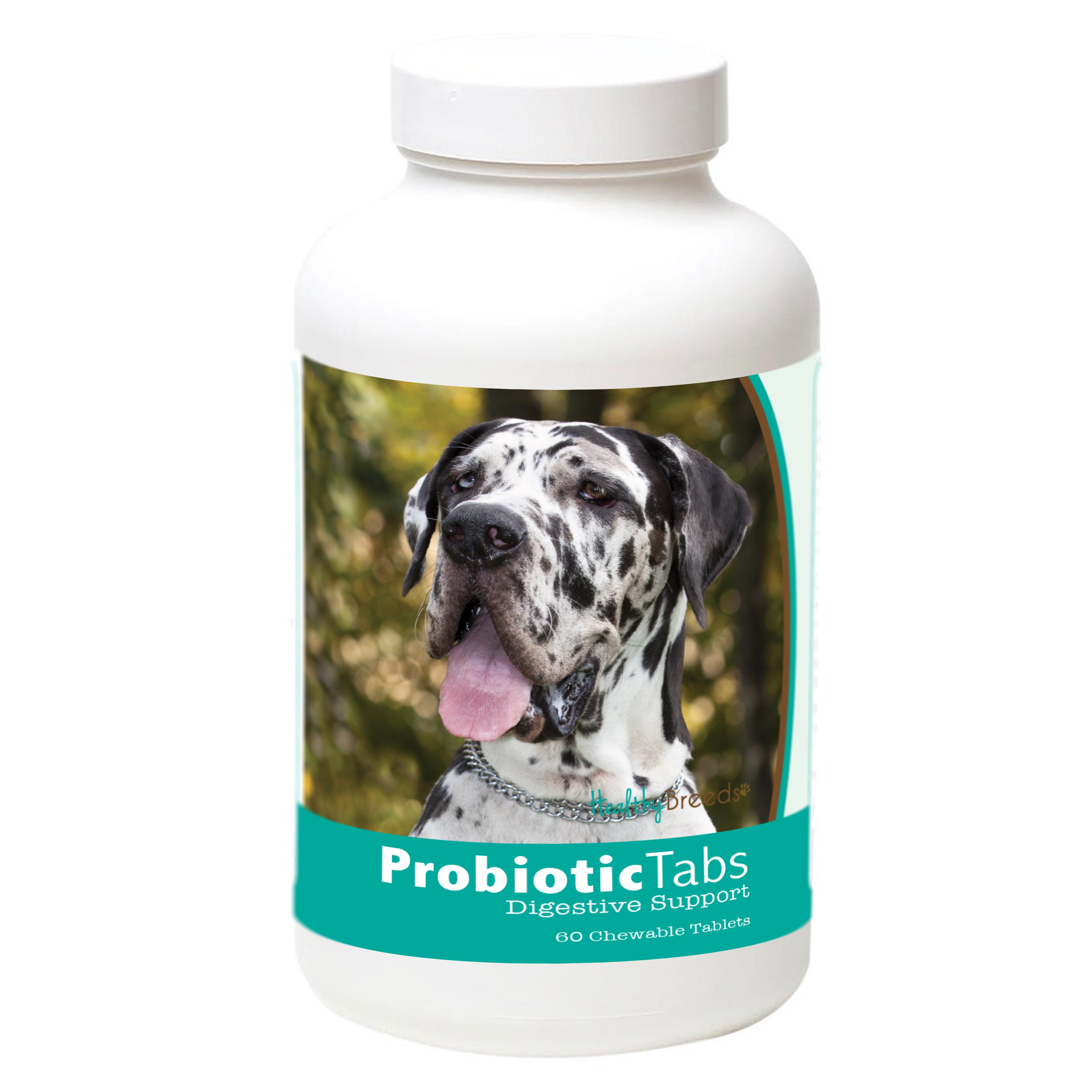 Great Dane Probiotic and Digestive Support for Dogs 60 Count