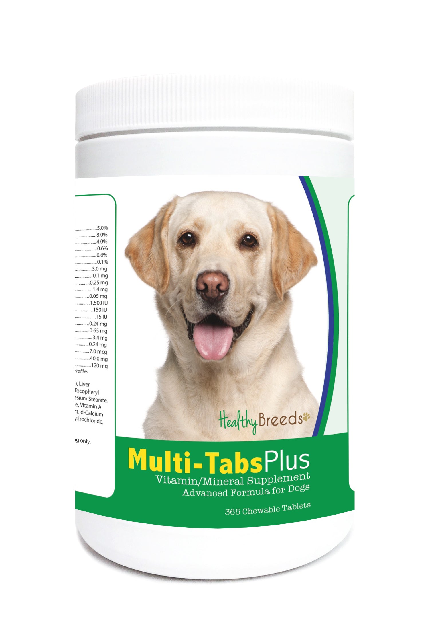 Labrador Retriever Multi-Tabs Plus Chewable Tablets 365 Count