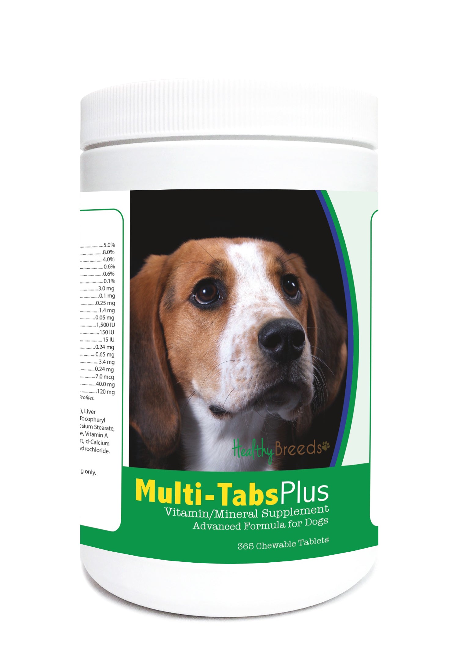 American English Coonhound Multi-Tabs Plus Chewable Tablets 365 Count
