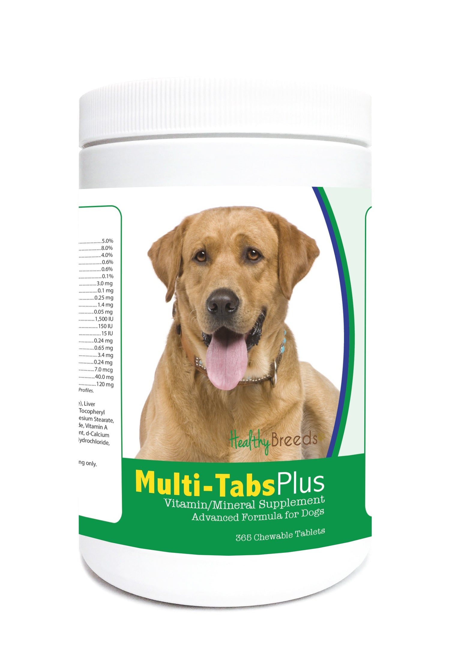 Labrador Retriever Multi-Tabs Plus Chewable Tablets 365 Count