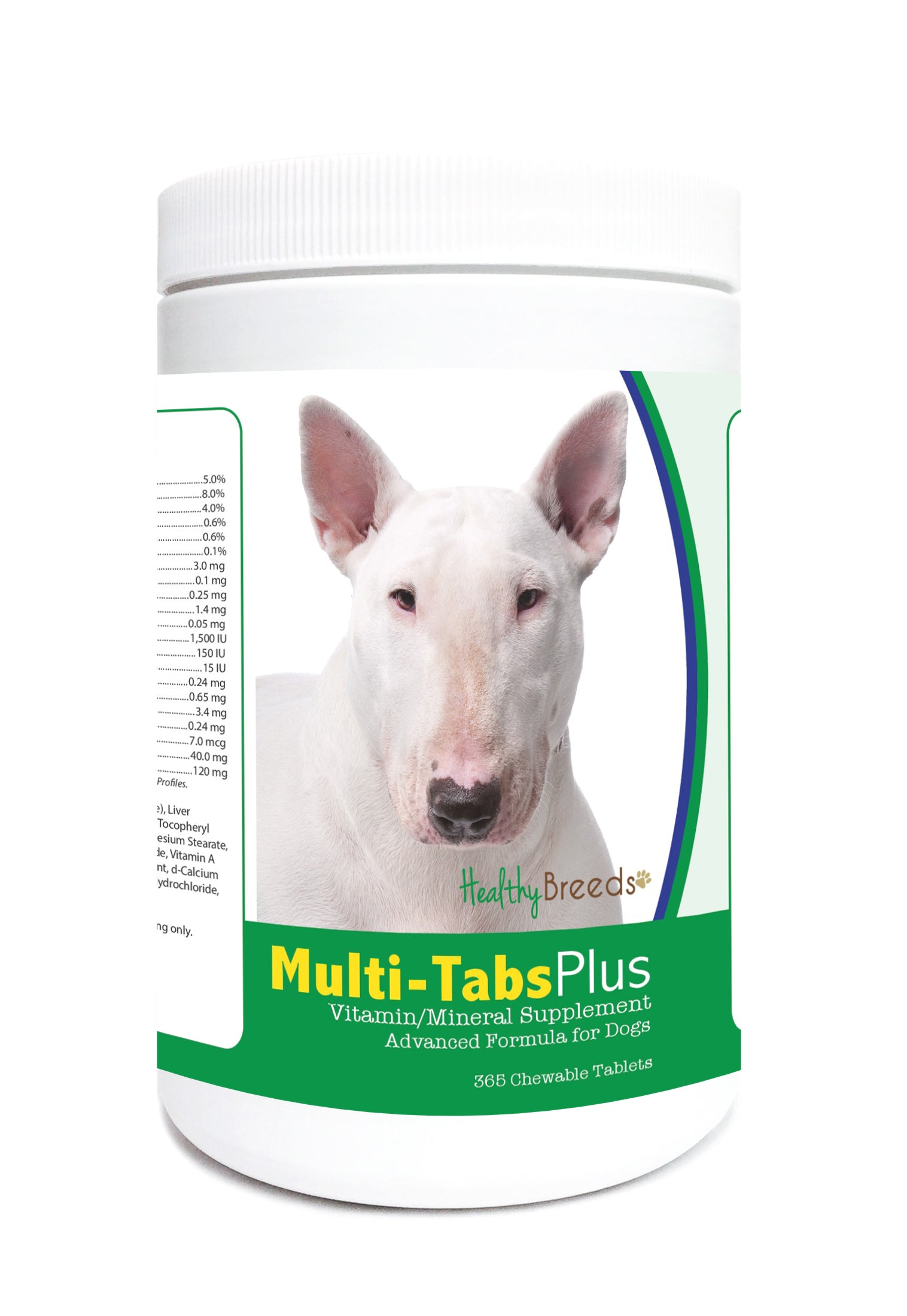 Bull Terrier Multi-Tabs Plus Chewable Tablets 365 Count