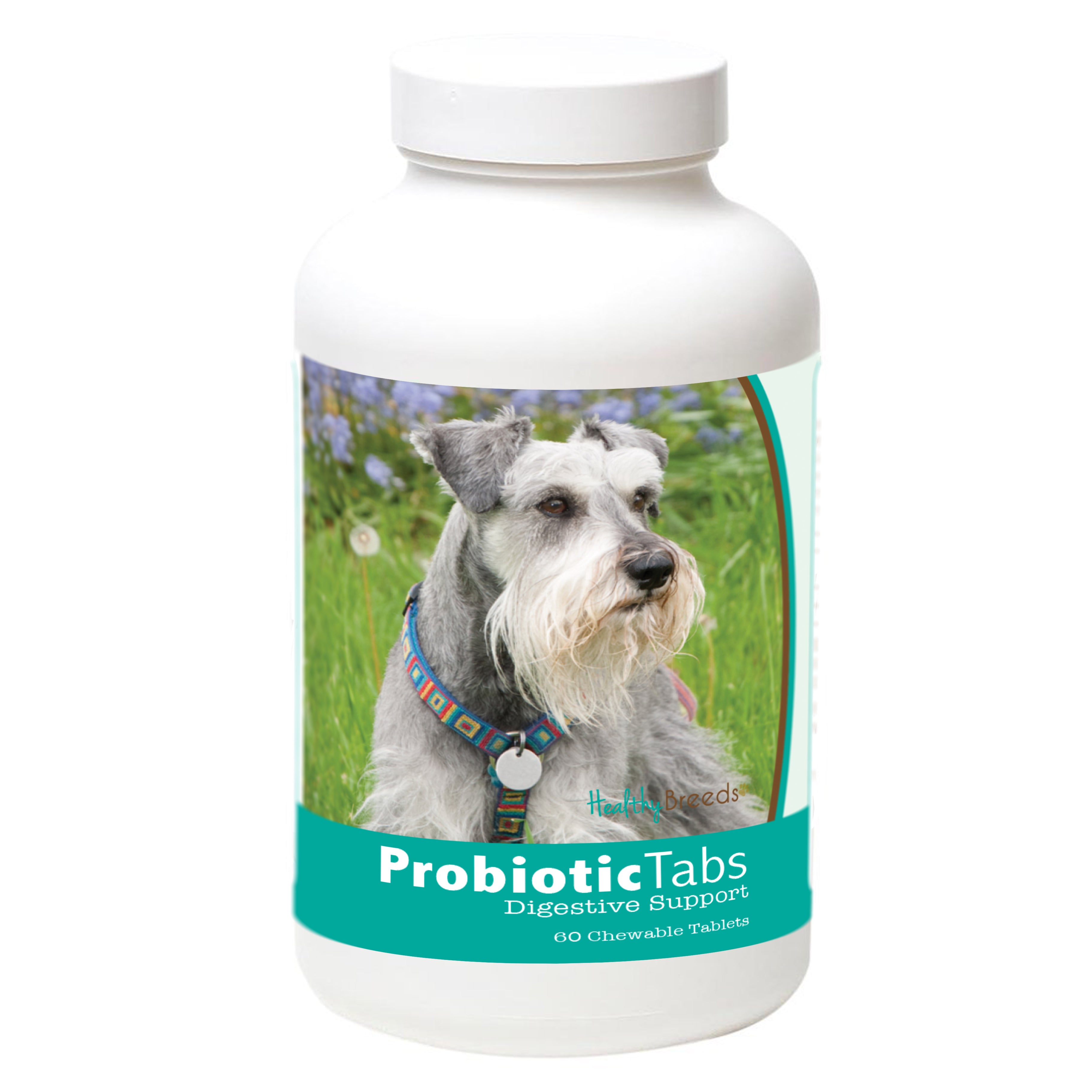 Miniature Schnauzer Probiotic and Digestive Support for Dogs 60 Count