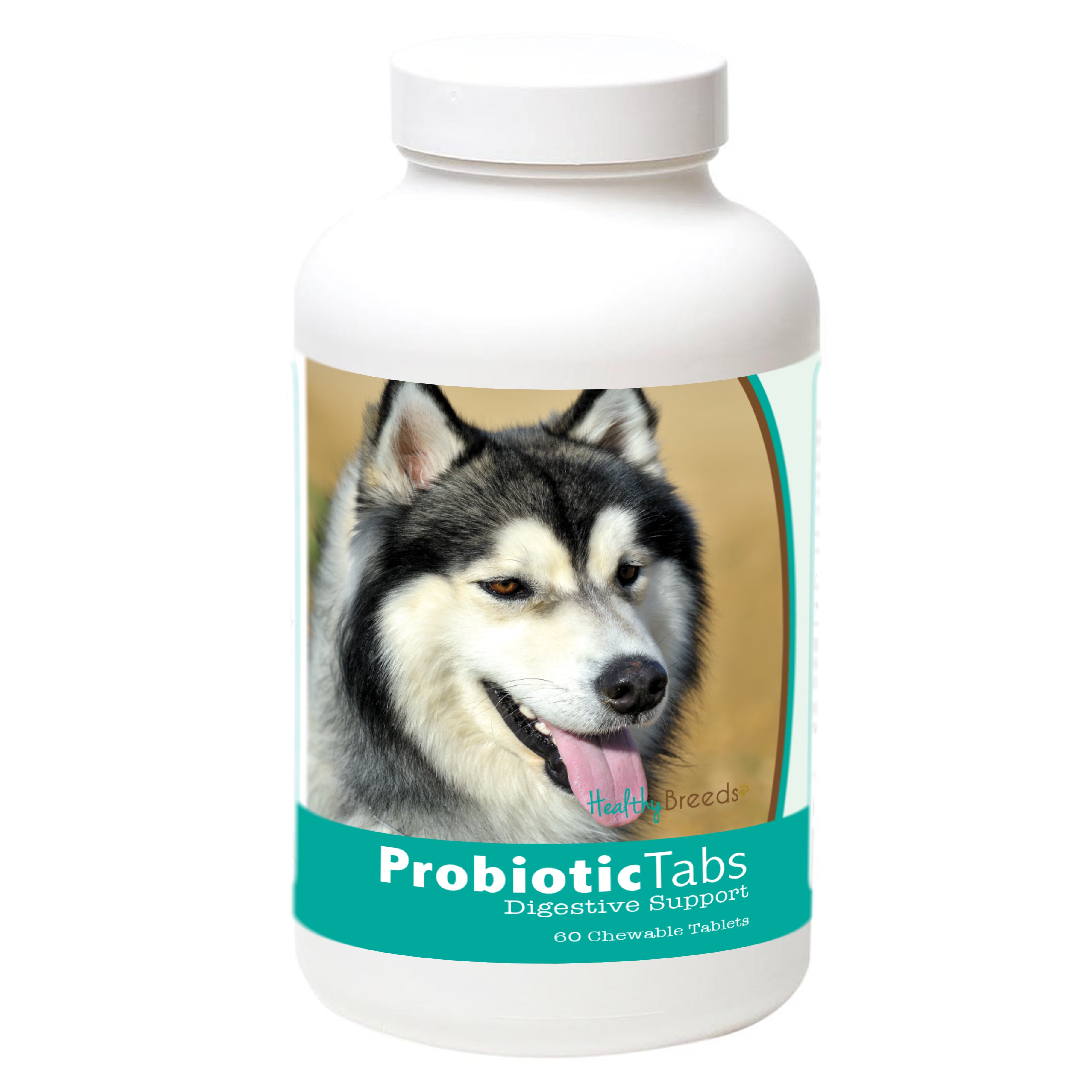 Siberian Husky Probiotic and Digestive Support for Dogs 60 Count