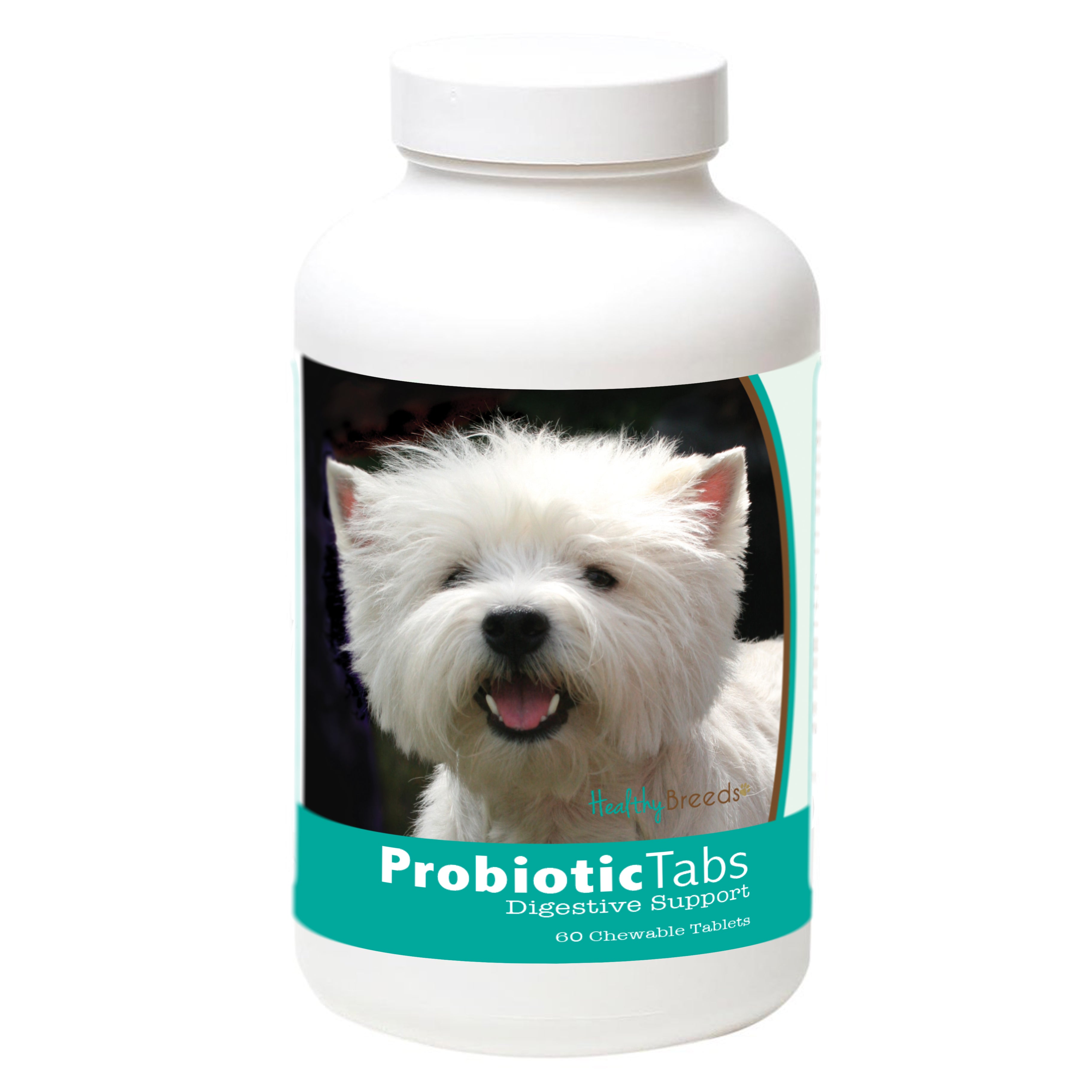 West Highland White Terrier Probiotic and Digestive Support for Dogs 60 Count