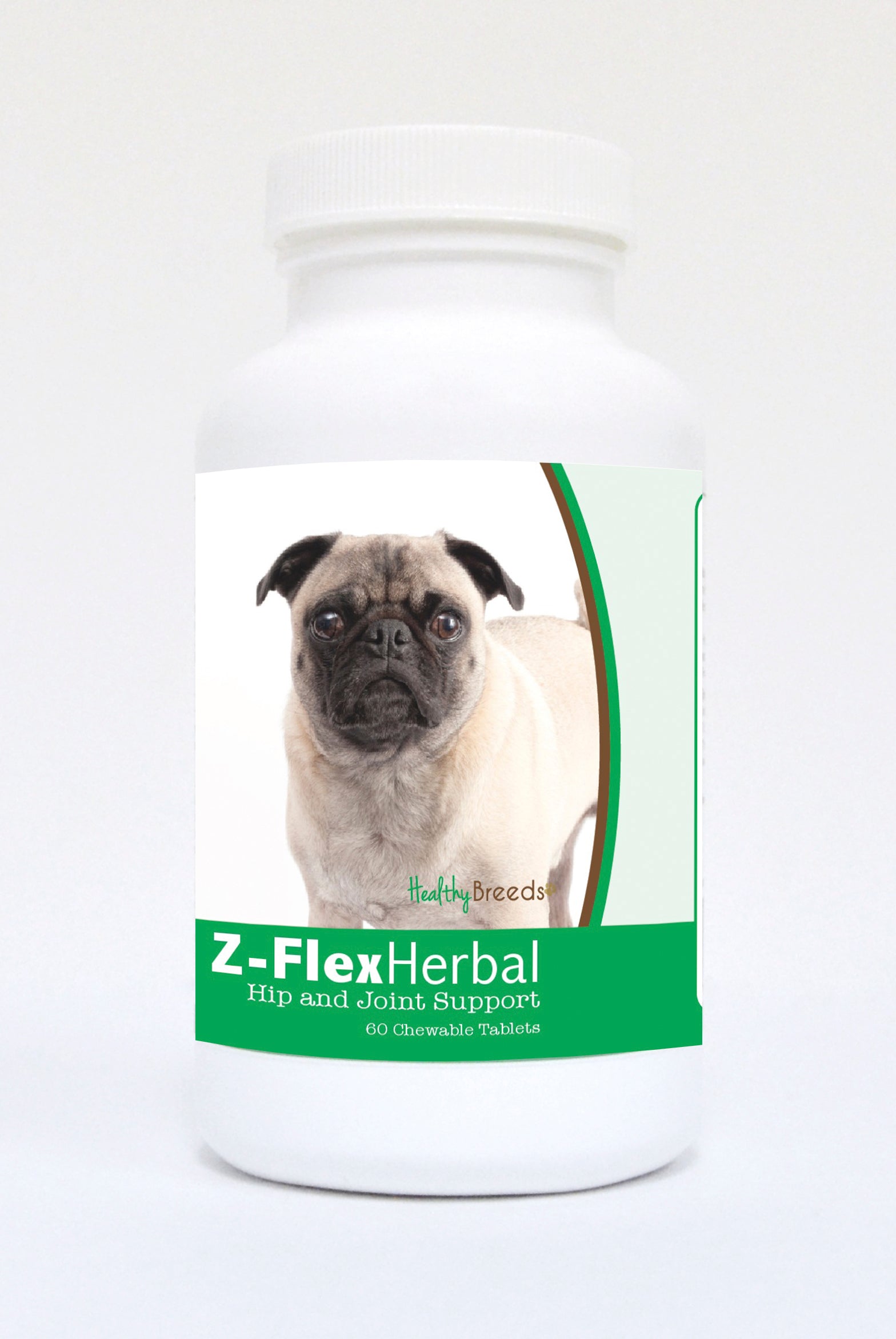 Pug Natural Joint Support Chewable Tablets 60 Count