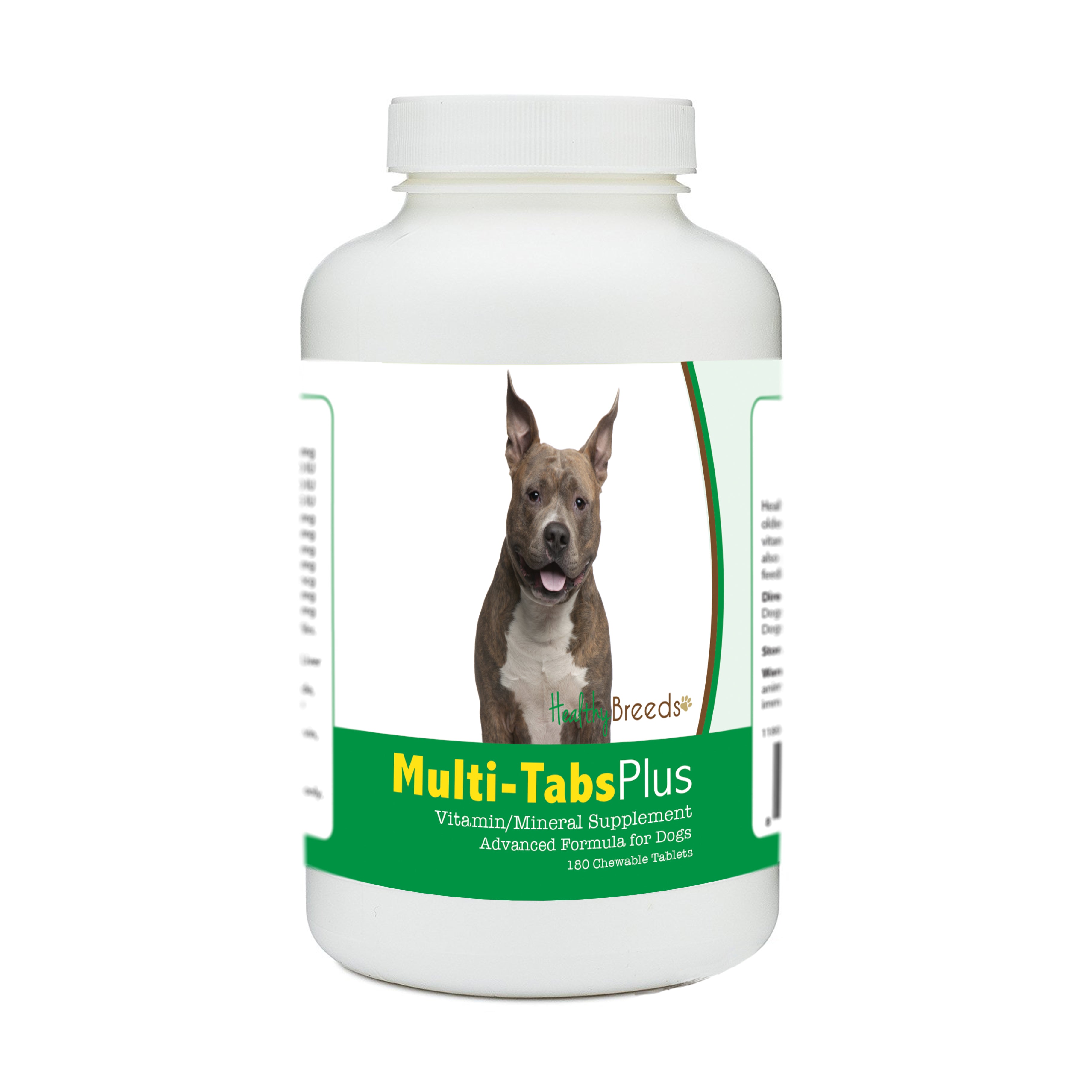American Staffordshire Terrier Multi-Tabs Plus Chewable Tablets 180 Count