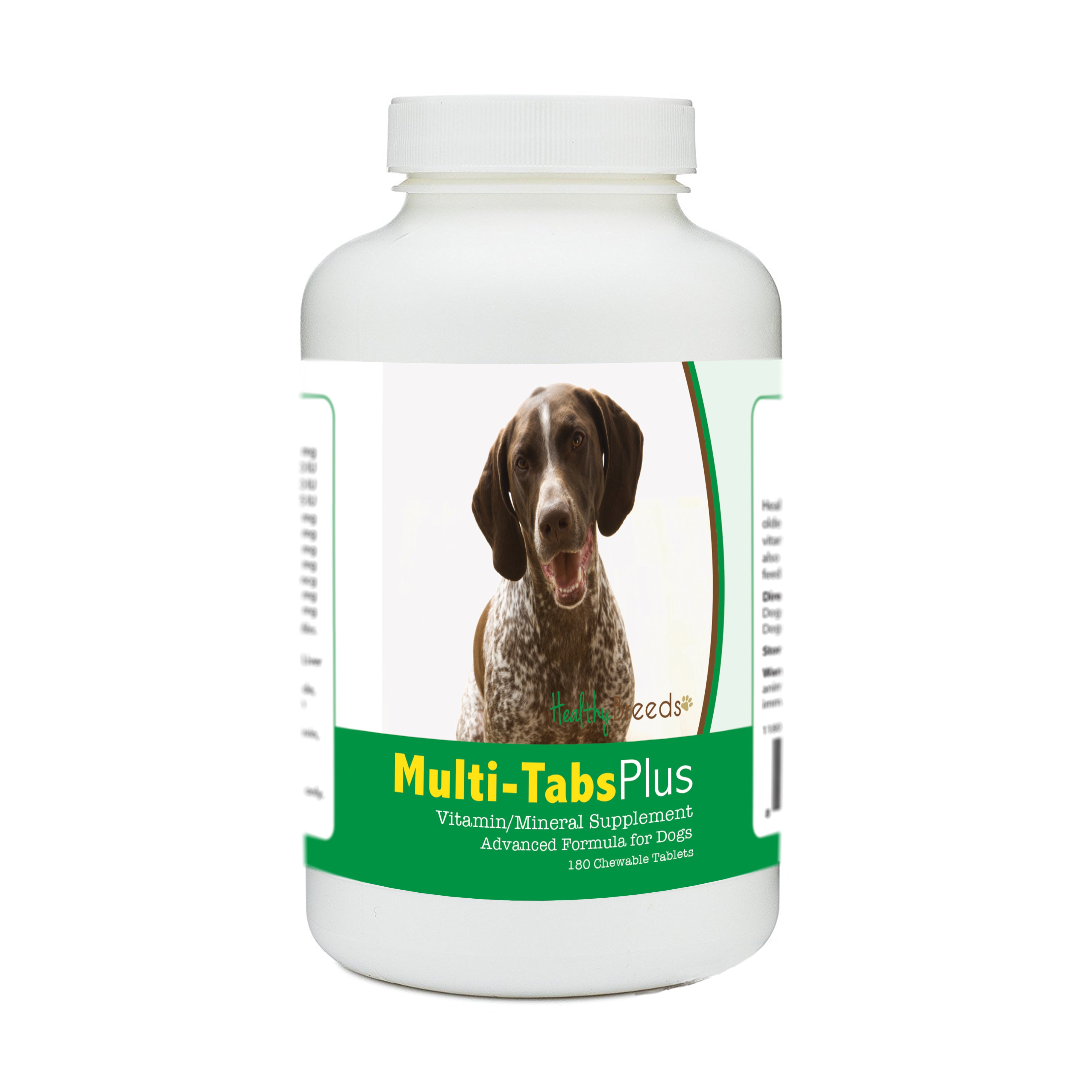 German Shorthaired Pointer Multi-Tabs Plus Chewable Tablets 180 Count