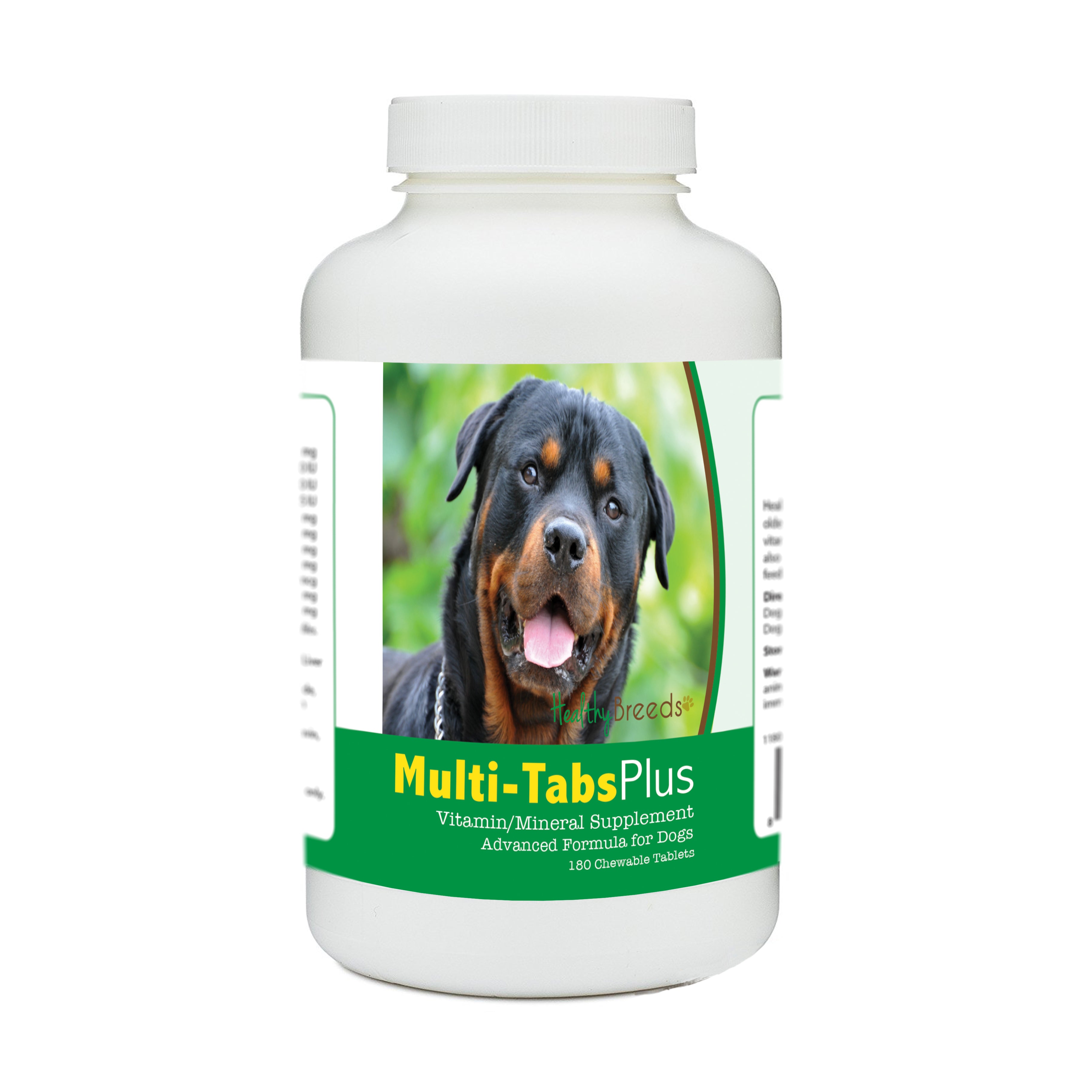 Rottweiler Multi-Tabs Plus Chewable Tablets 180 Count