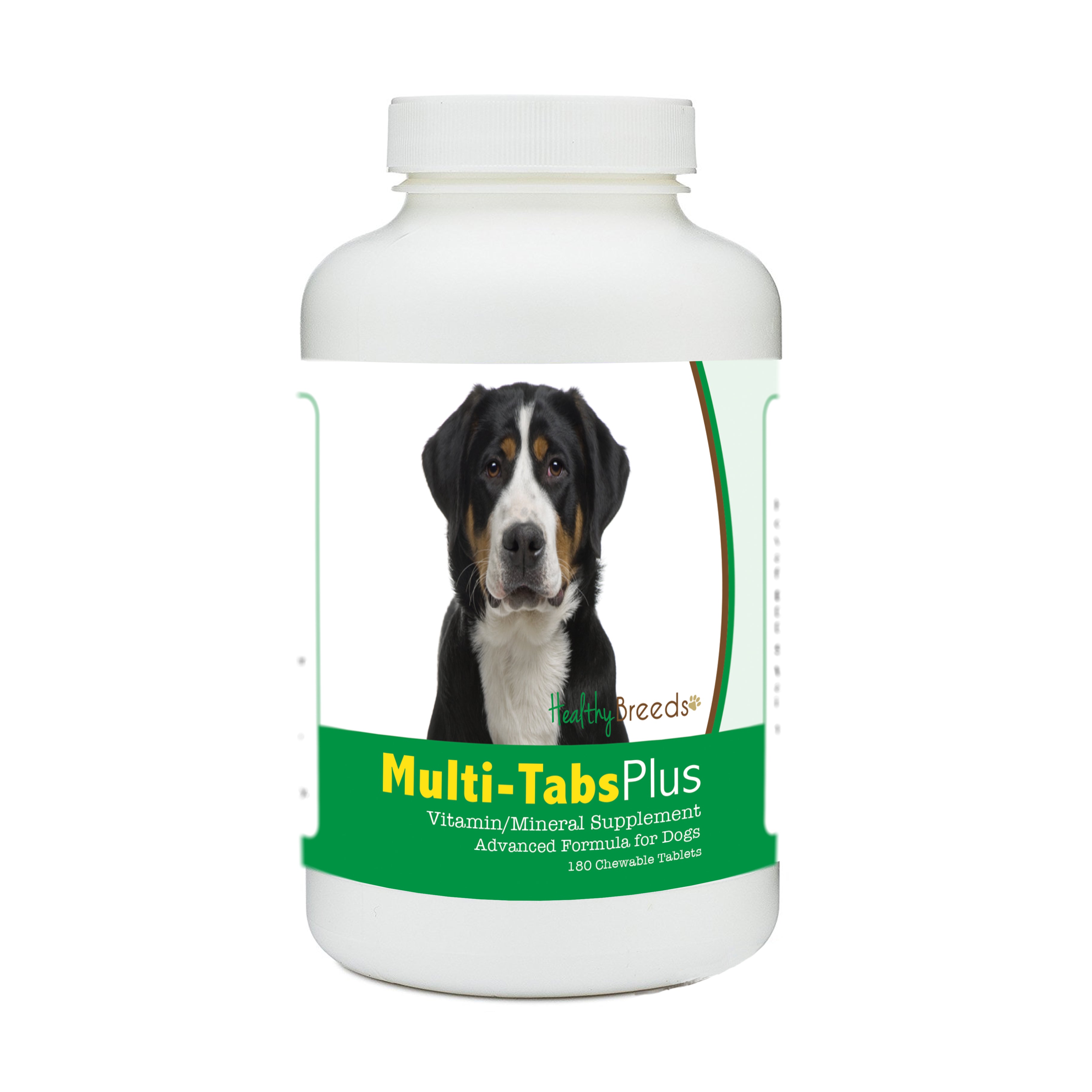 Greater Swiss Mountain Dog Multi-Tabs Plus Chewable Tablets 180 Count