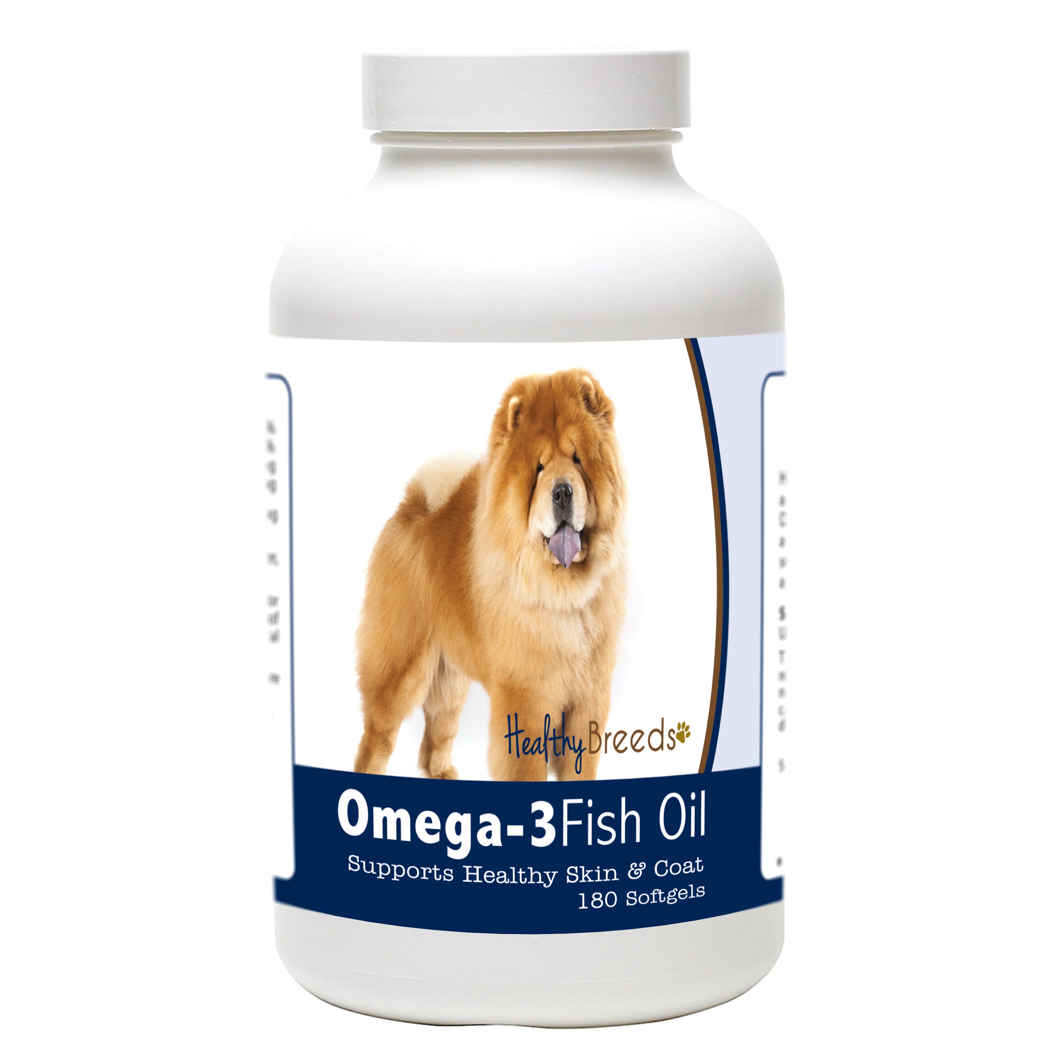 Chow Chow Omega-3 Fish Oil Softgels 180 Count