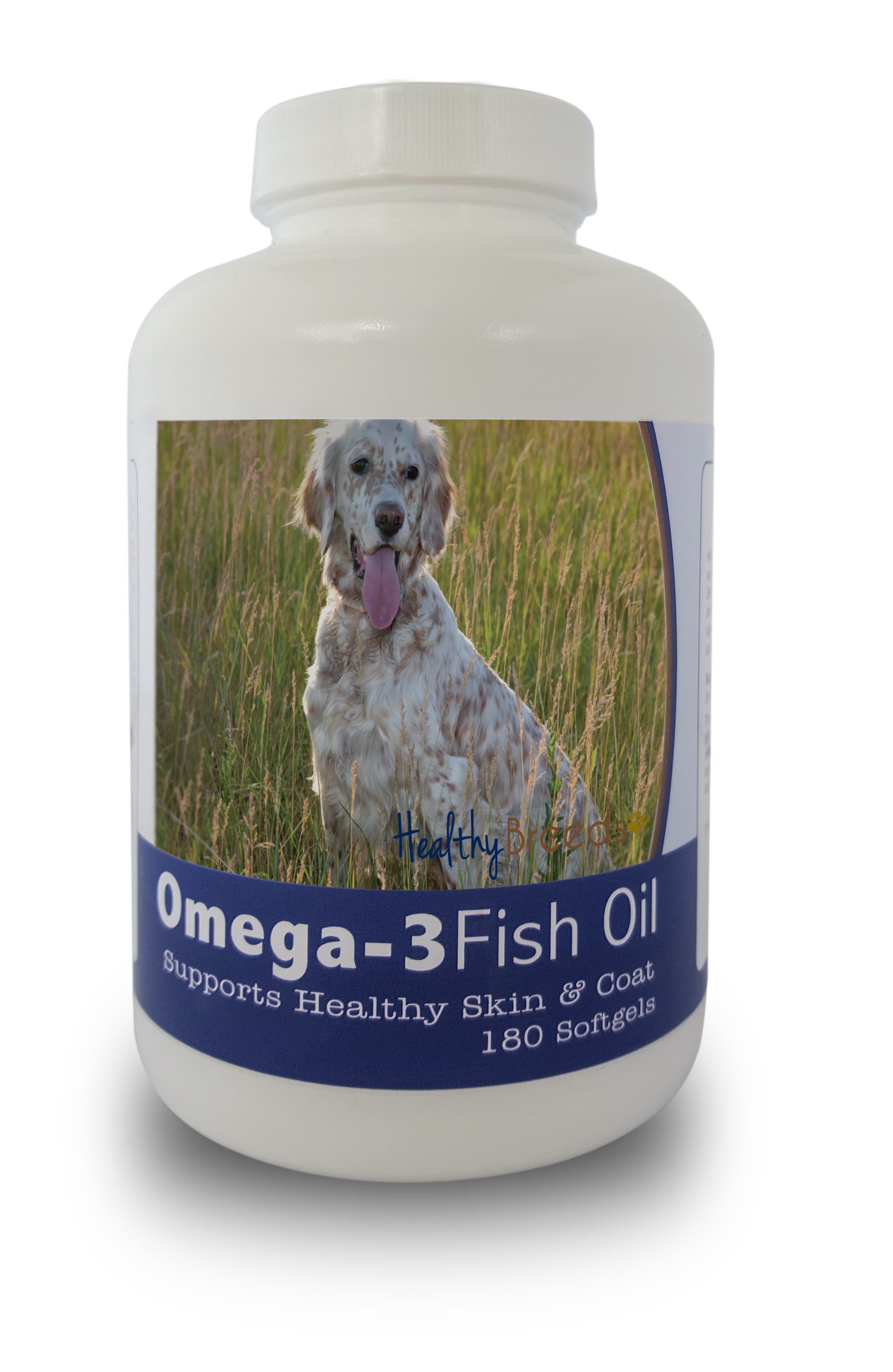 English Setter Omega-3 Fish Oil Softgels 180 Count