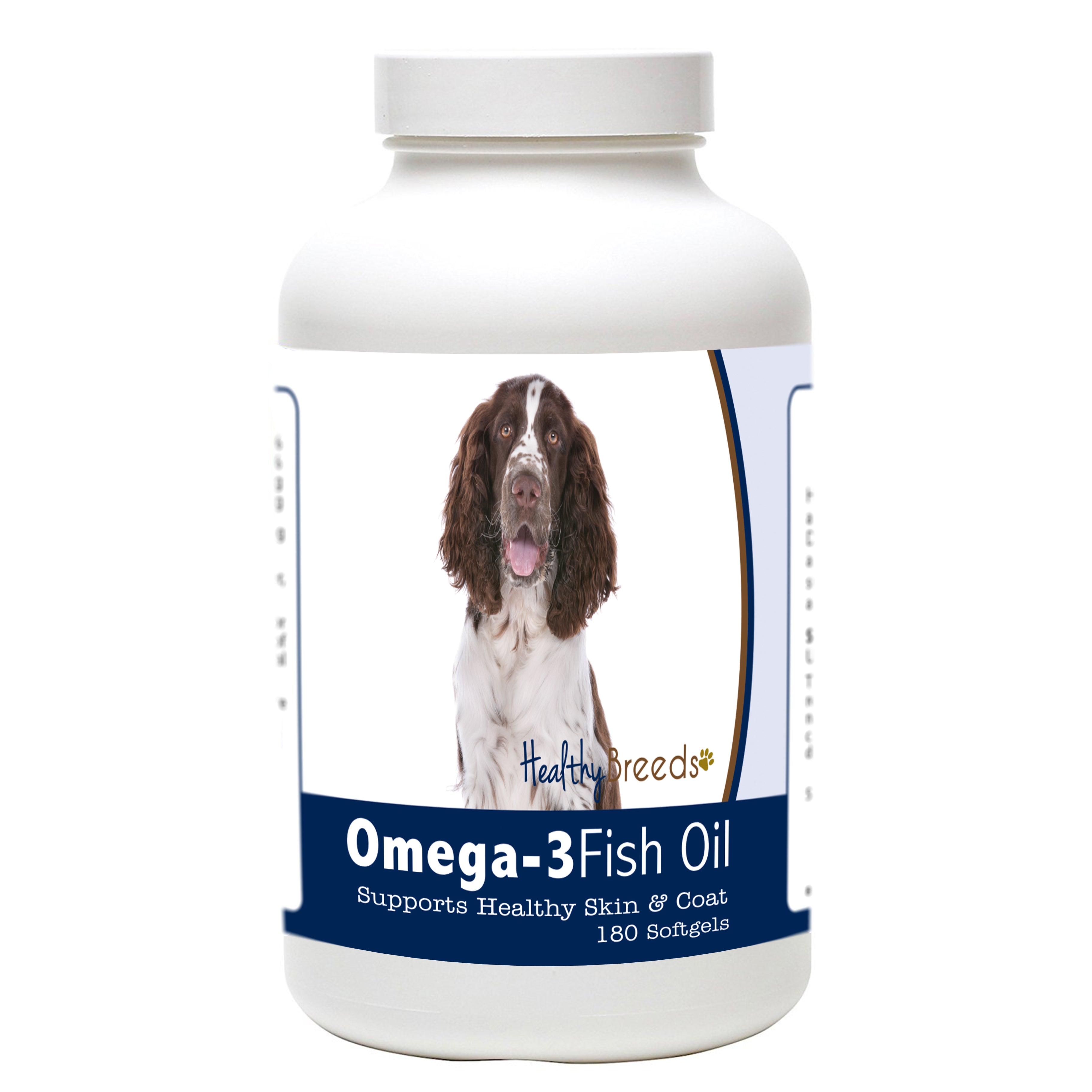 English Springer Spaniel Omega-3 Fish Oil Softgels 180 Count