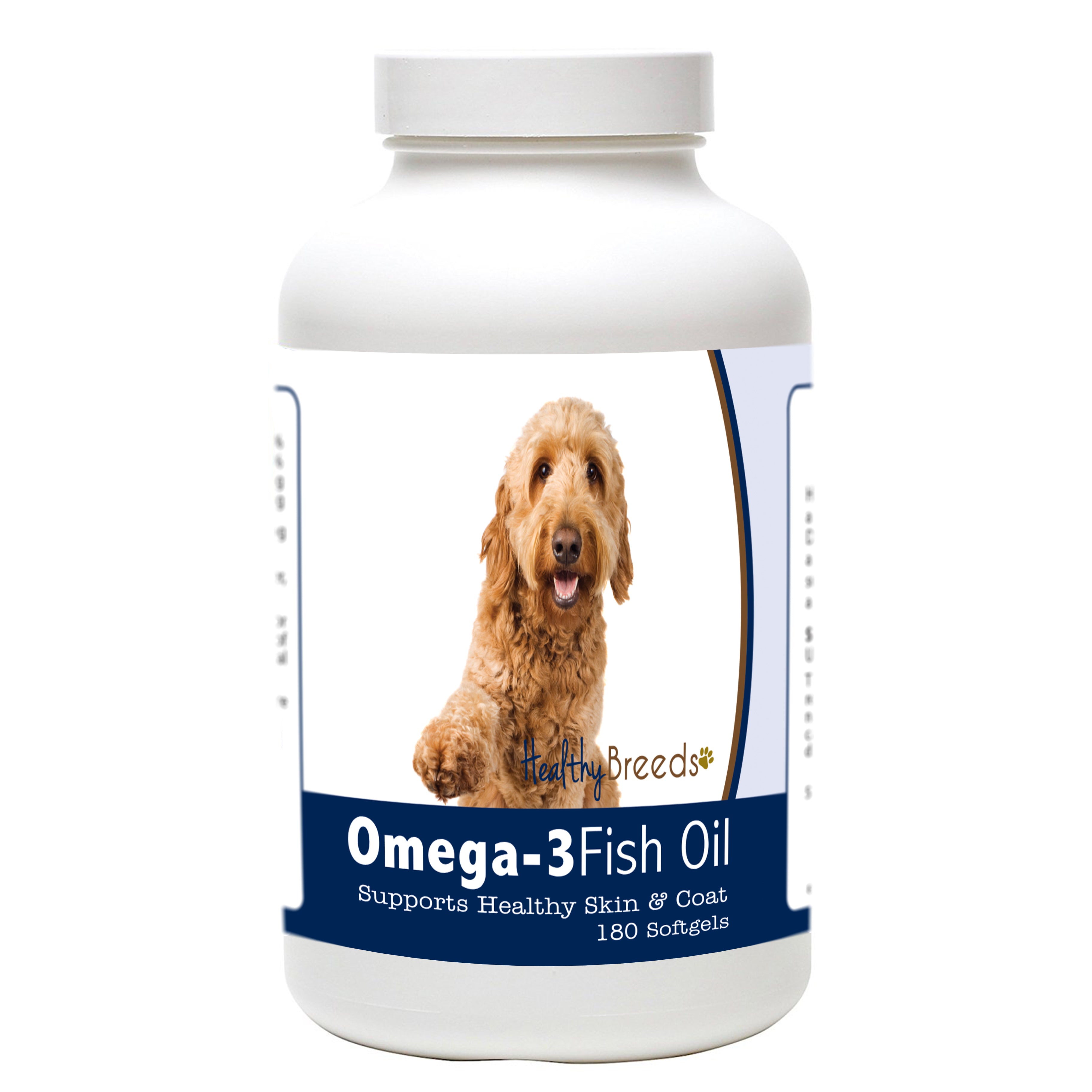 Goldendoodle Omega-3 Fish Oil Softgels 180 Count