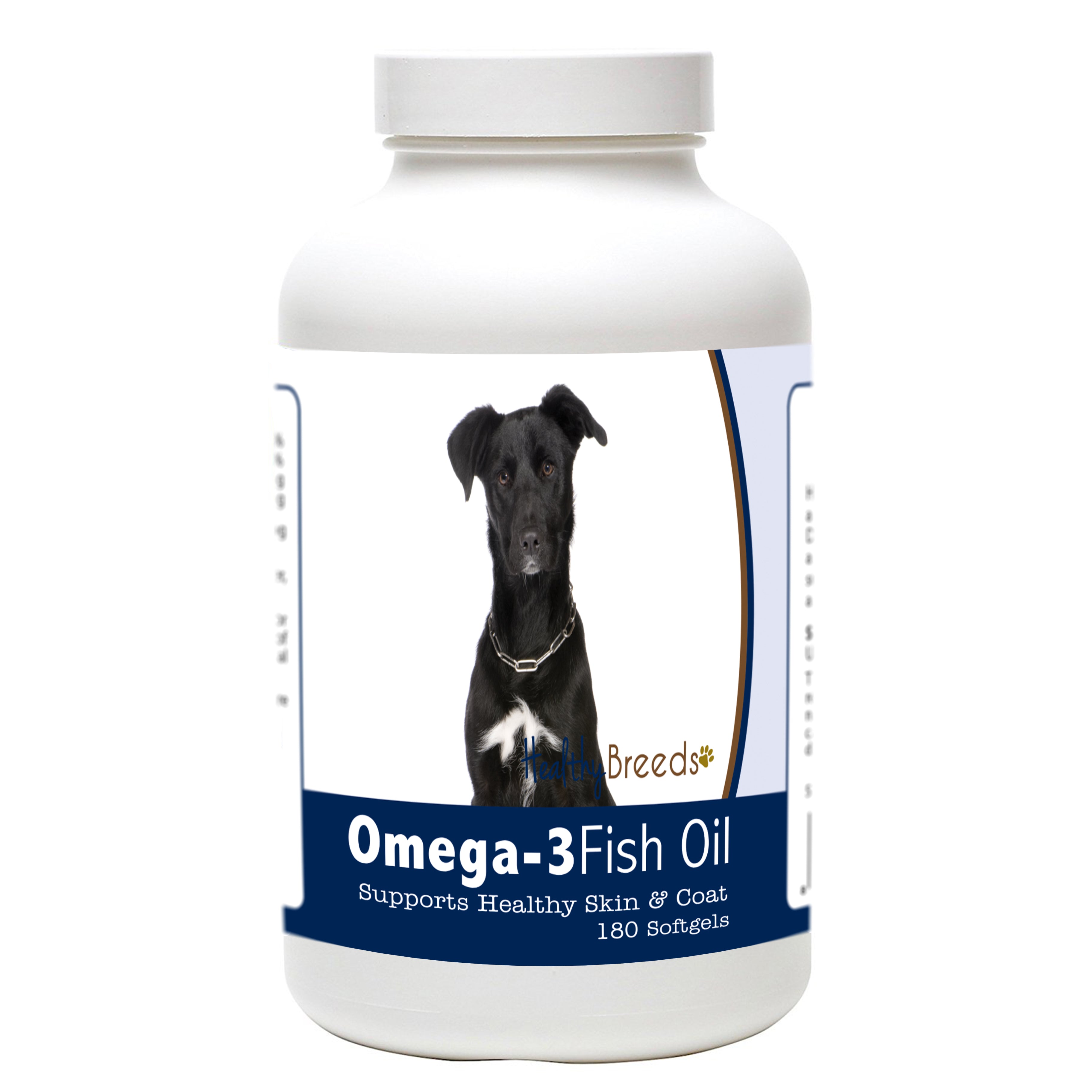 Mutt Omega-3 Fish Oil Softgels 180 Count