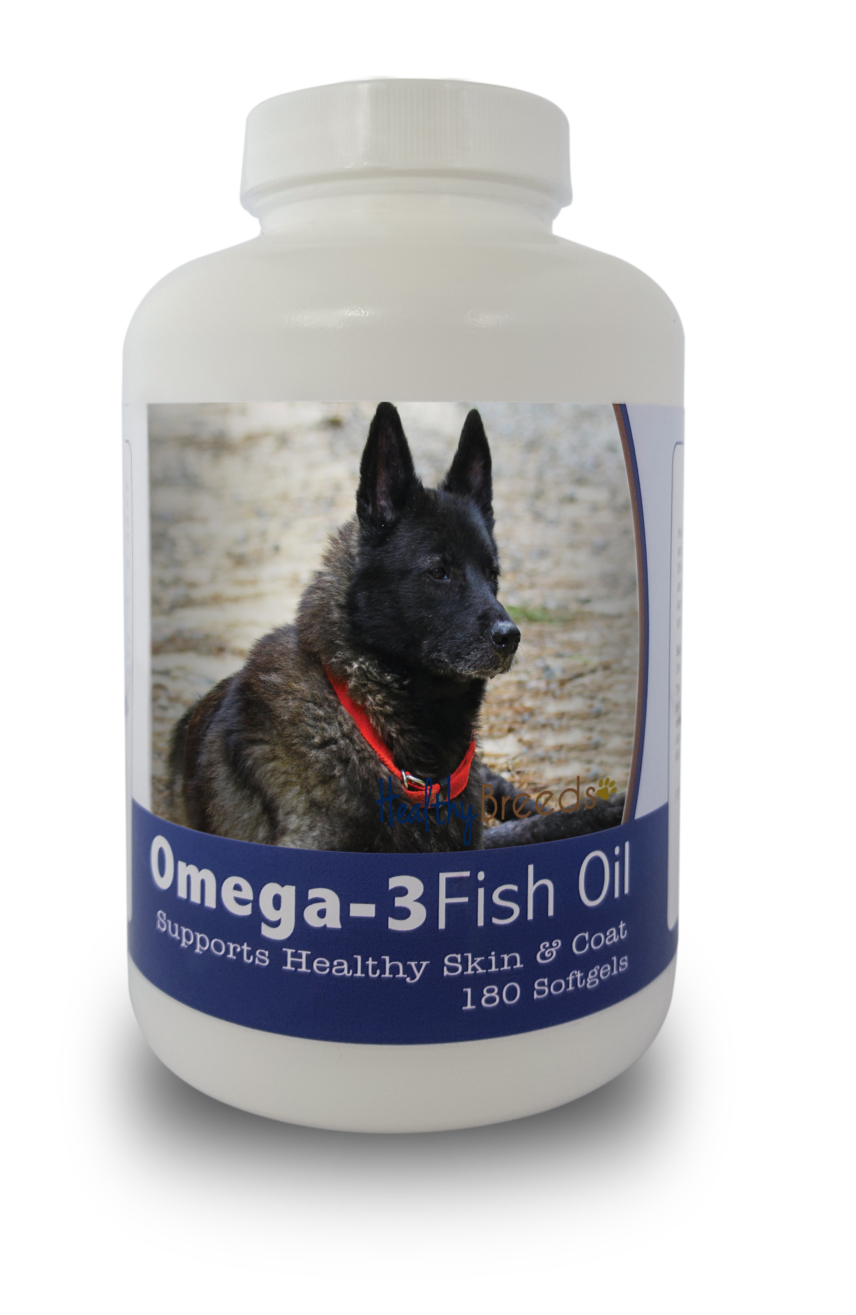 Norwegian Elkhound Omega-3 Fish Oil Softgels 180 Count