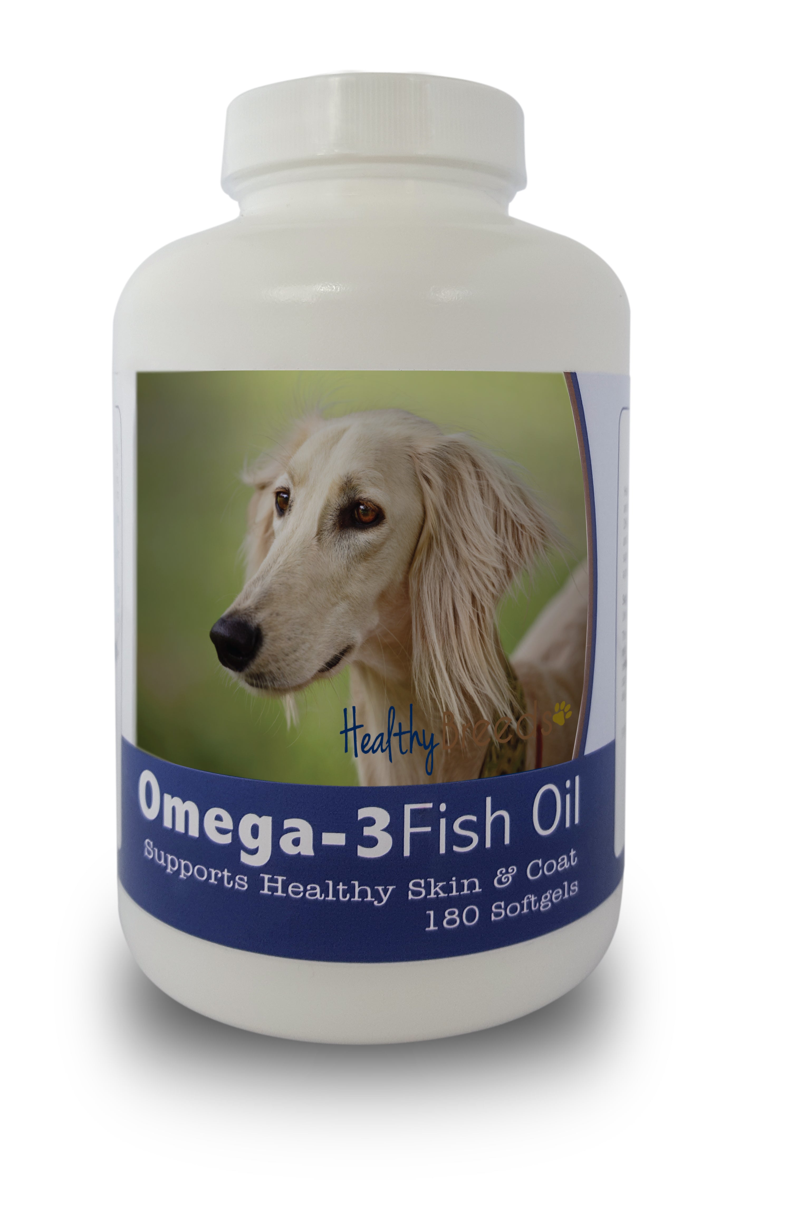 Saluki Omega-3 Fish Oil Softgels 180 Count
