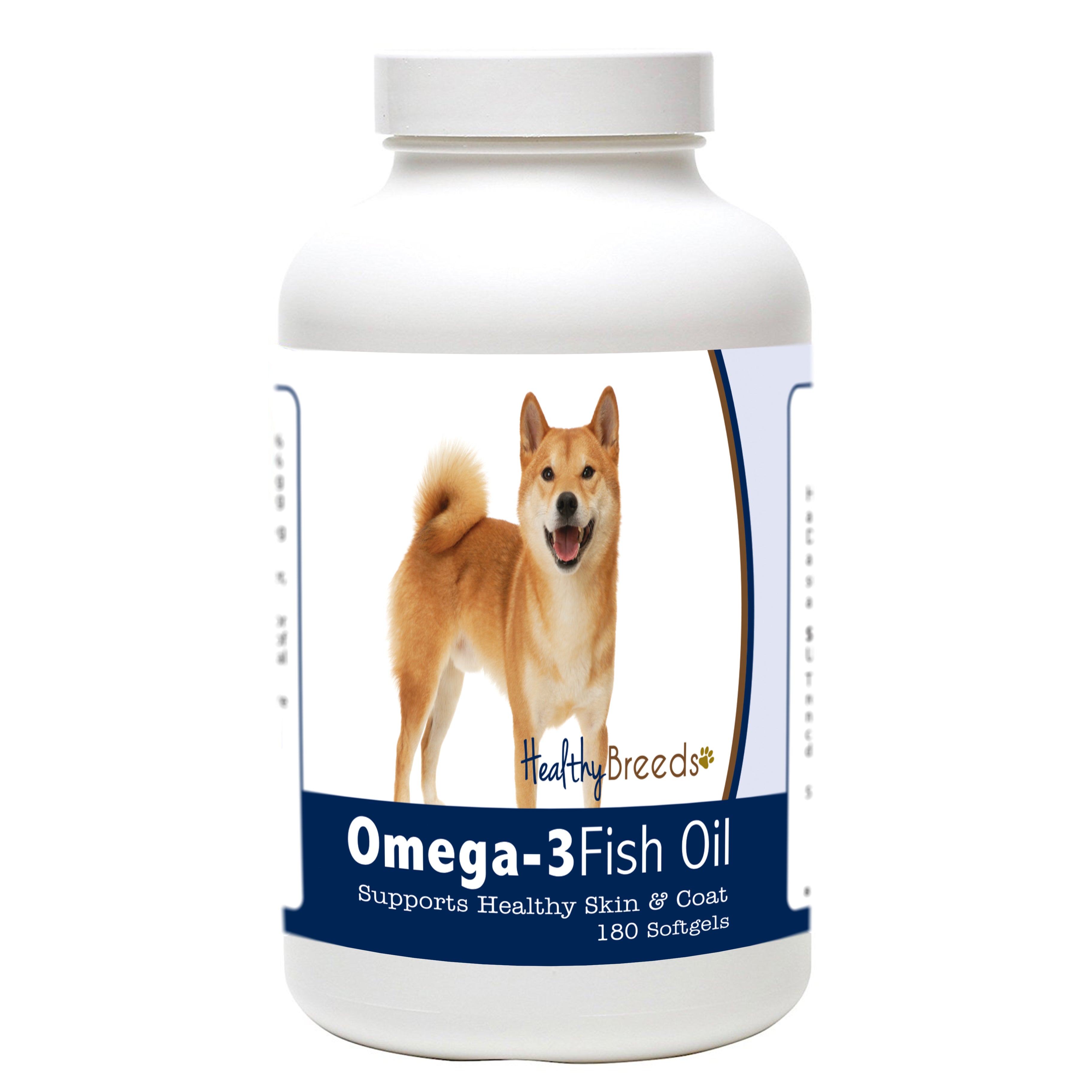Shiba Inu Omega-3 Fish Oil Softgels 180 Count