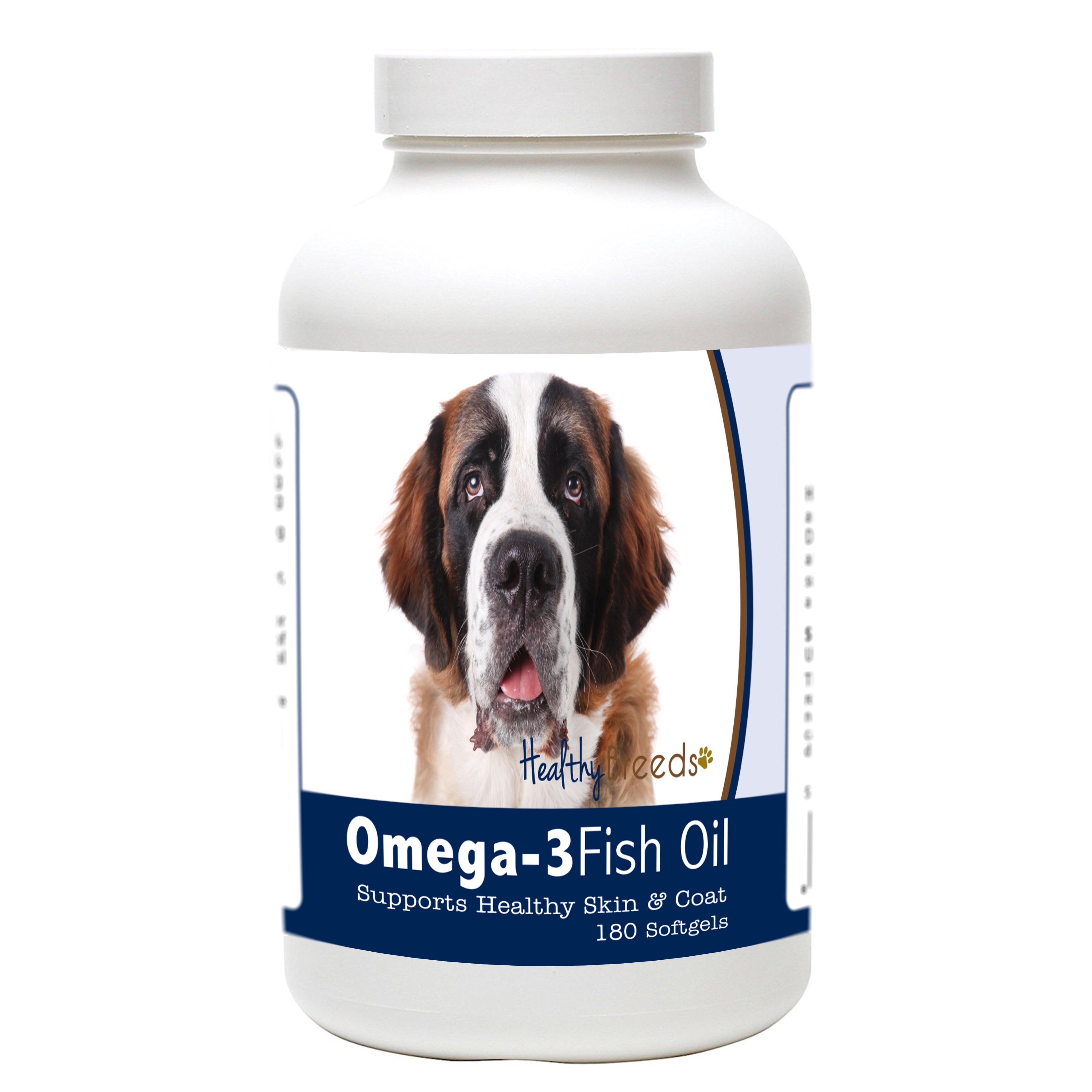 Saint Bernard Omega-3 Fish Oil Softgels 180 Count