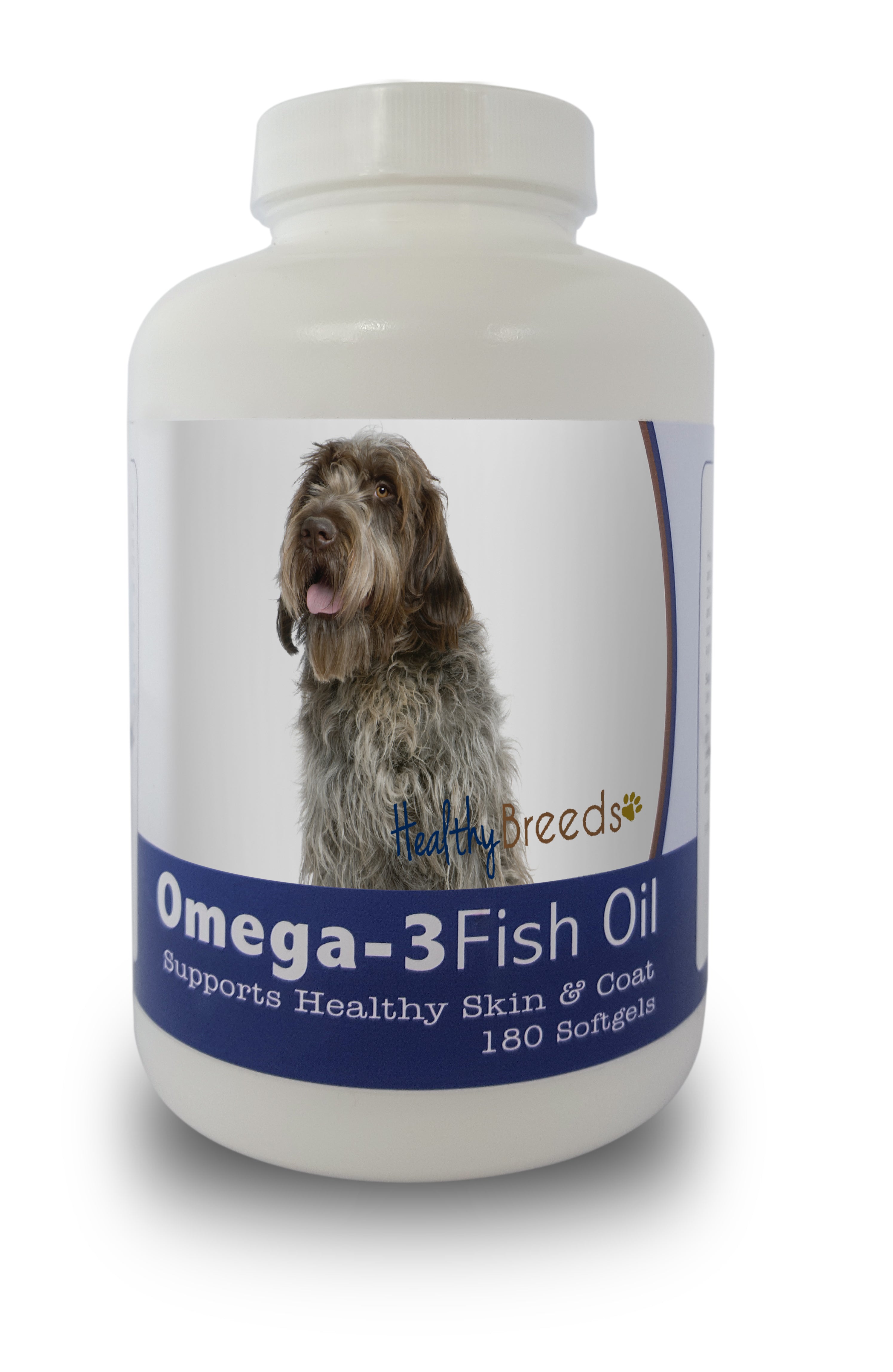 Wirehaired Pointing Griffon Omega-3 Fish Oil Softgels 180 Count