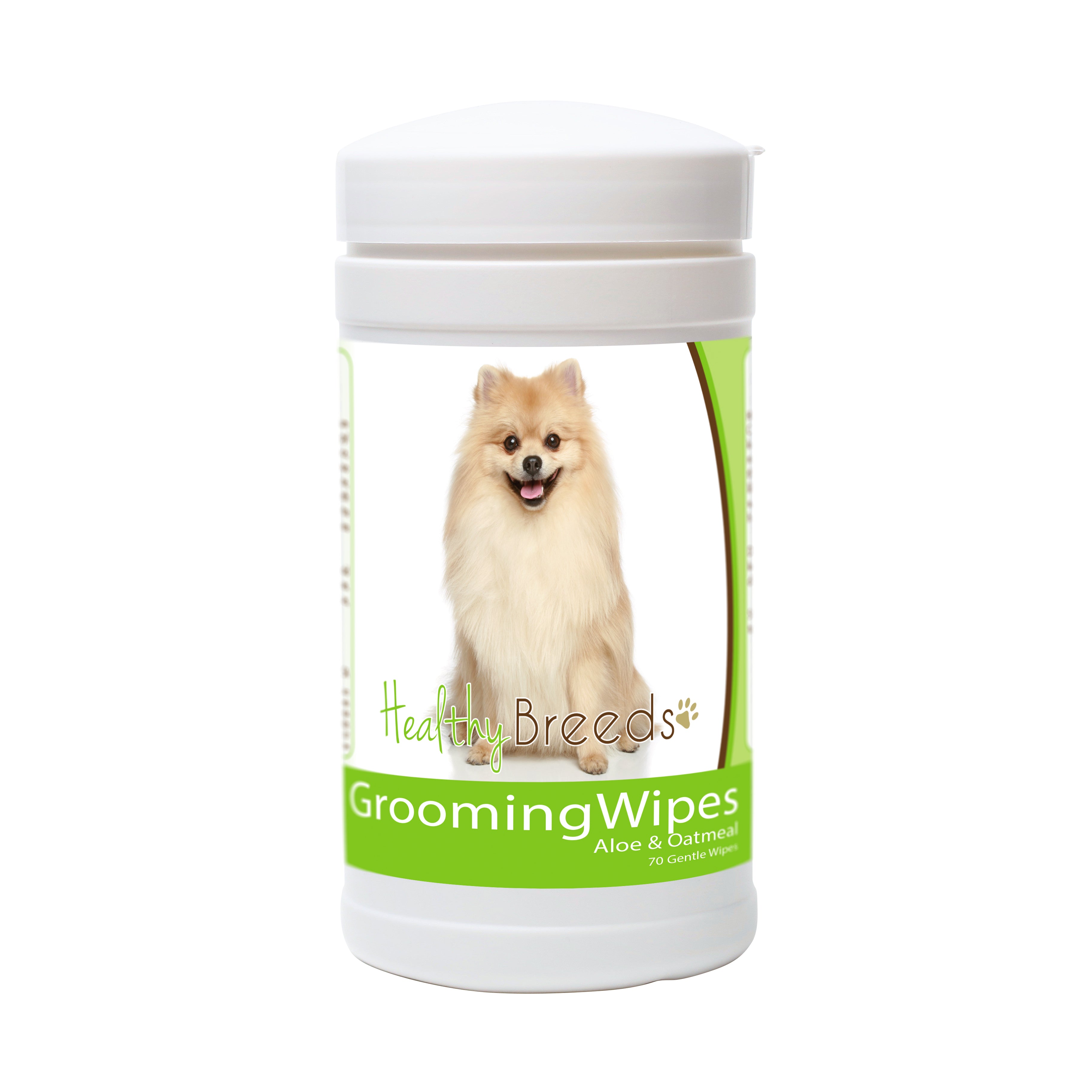 Pomeranian Grooming Wipes 70 Count