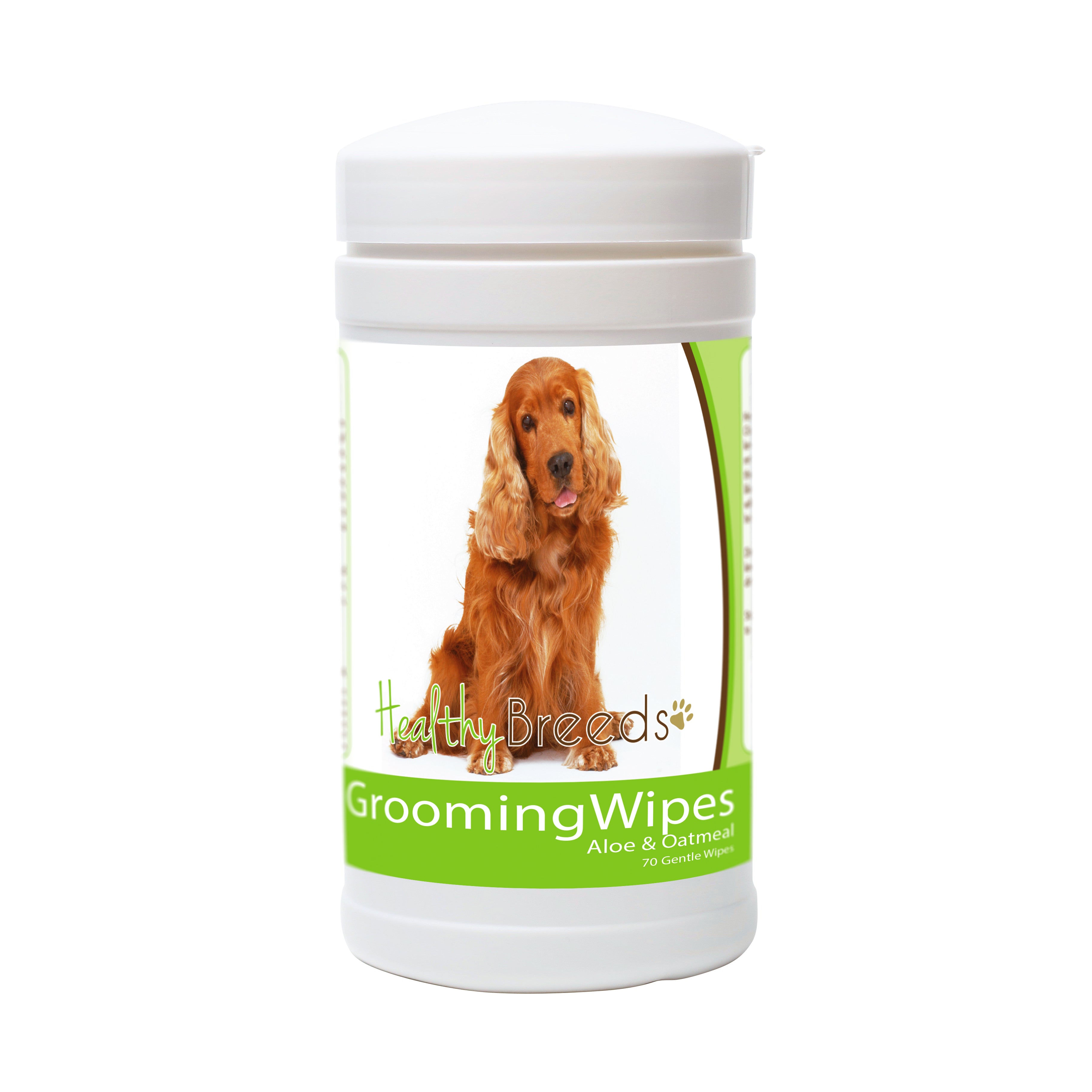 Cocker Spaniel Grooming Wipes 70 Count