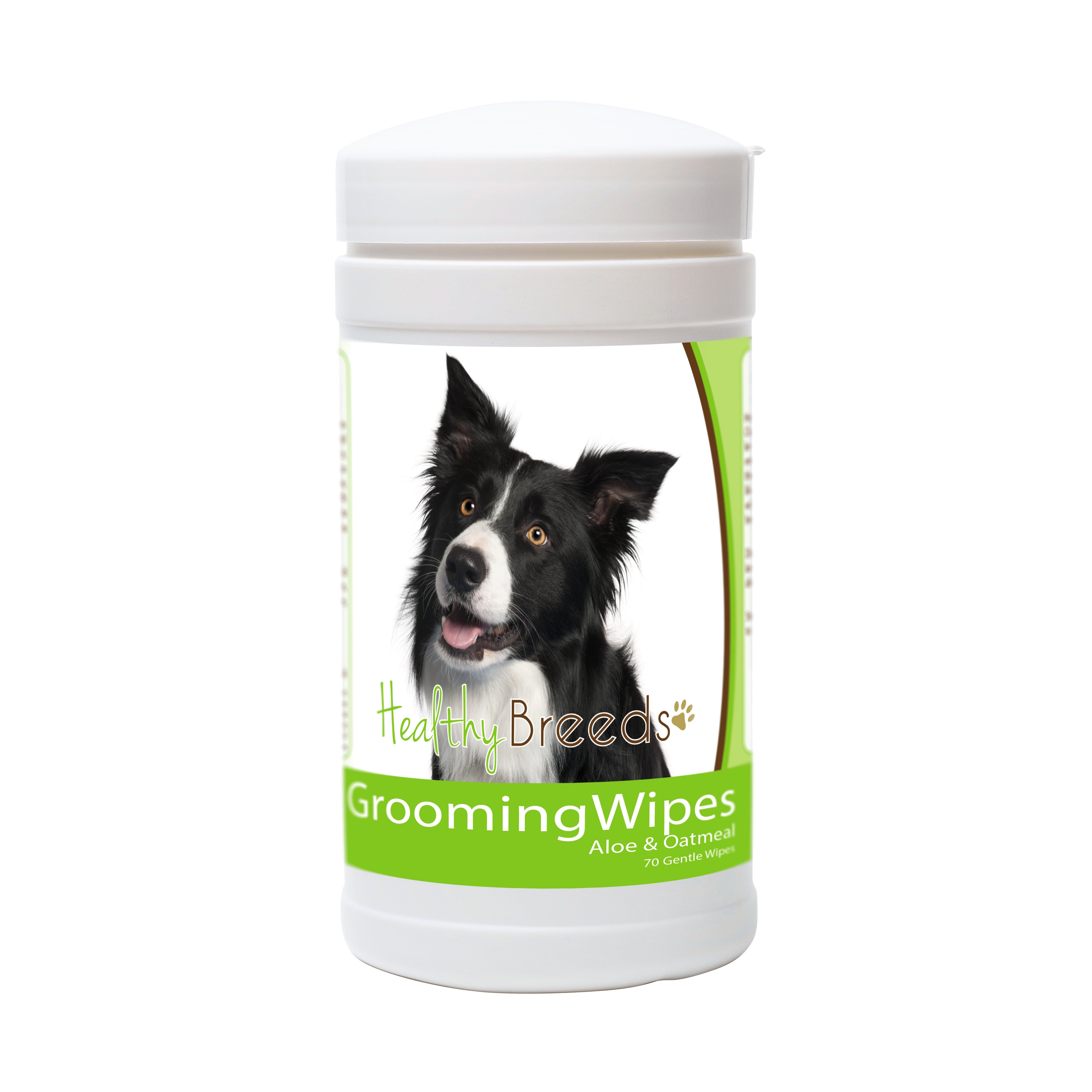 Border Collie Grooming Wipes 70 Count