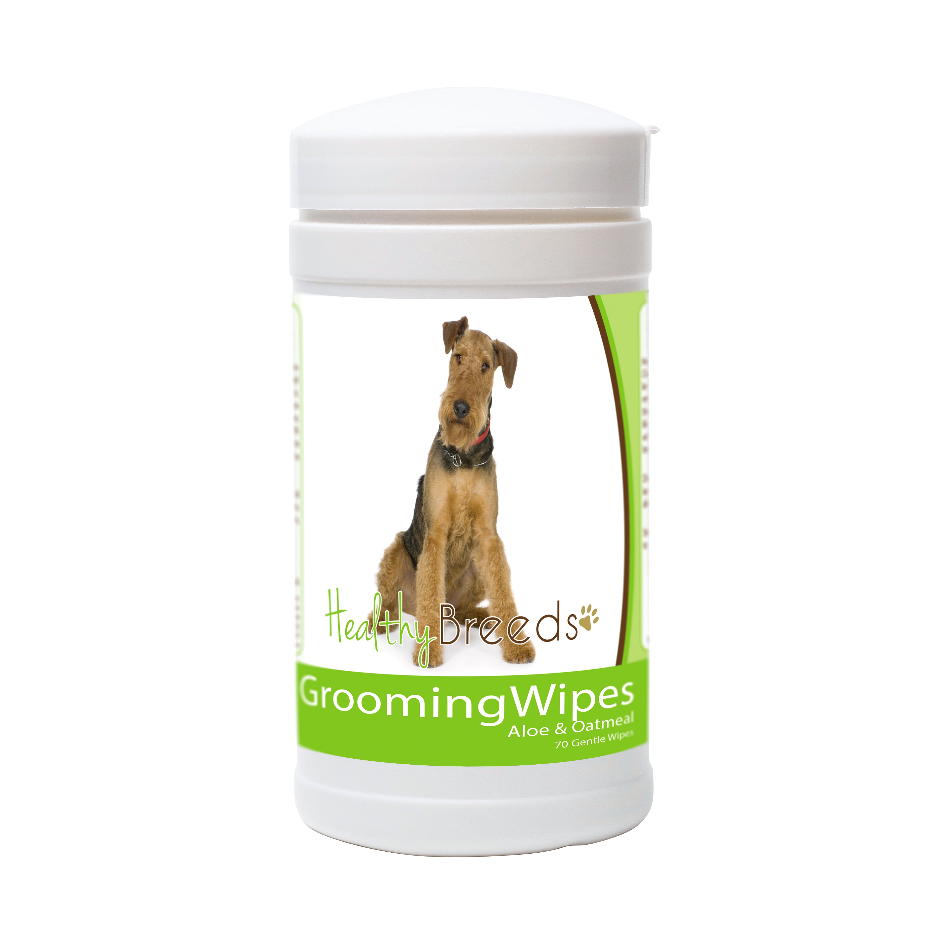 Airedale Terrier Grooming Wipes 70 Count