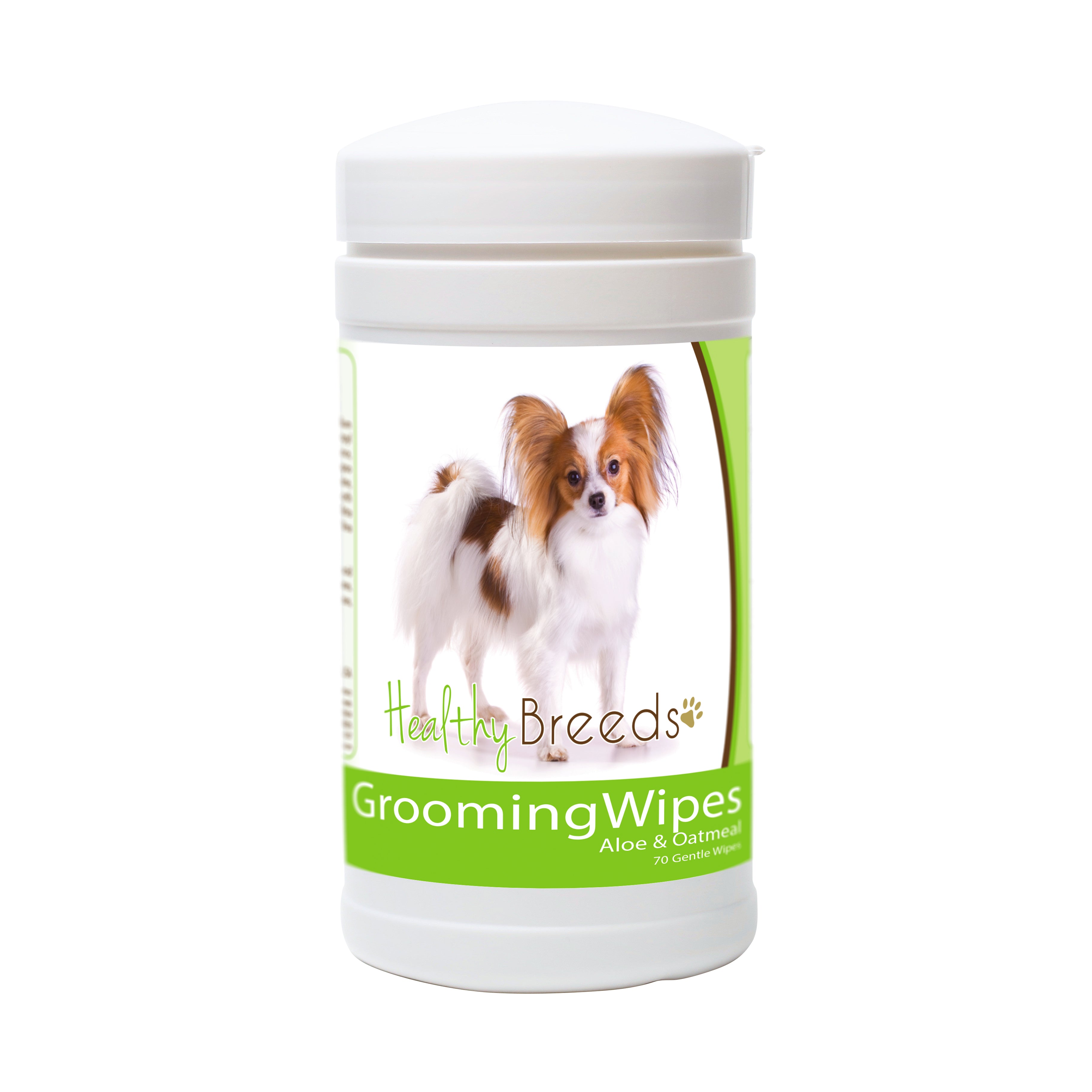 Papillon Grooming Wipes 70 Count