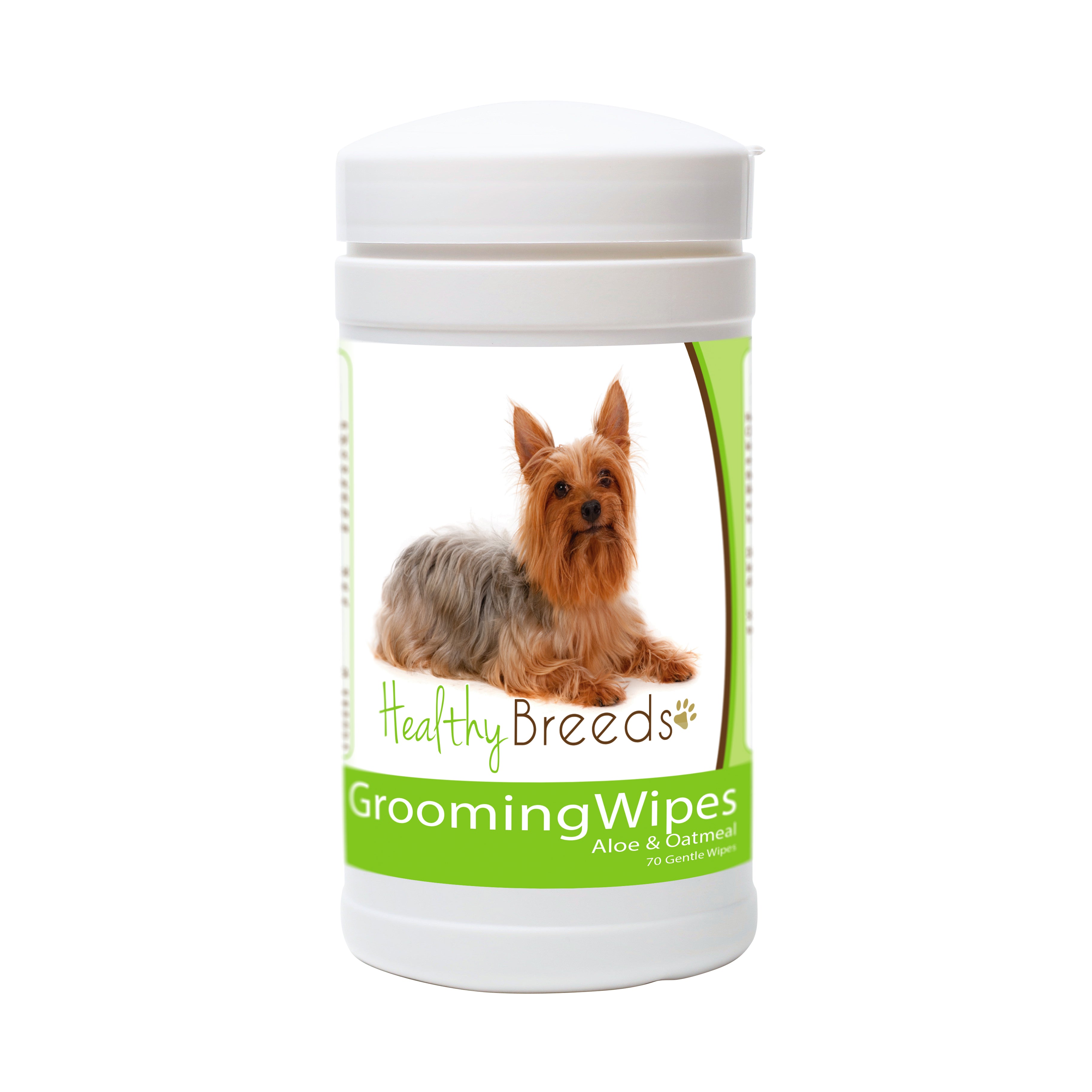 Silky Terrier Grooming Wipes 70 Count