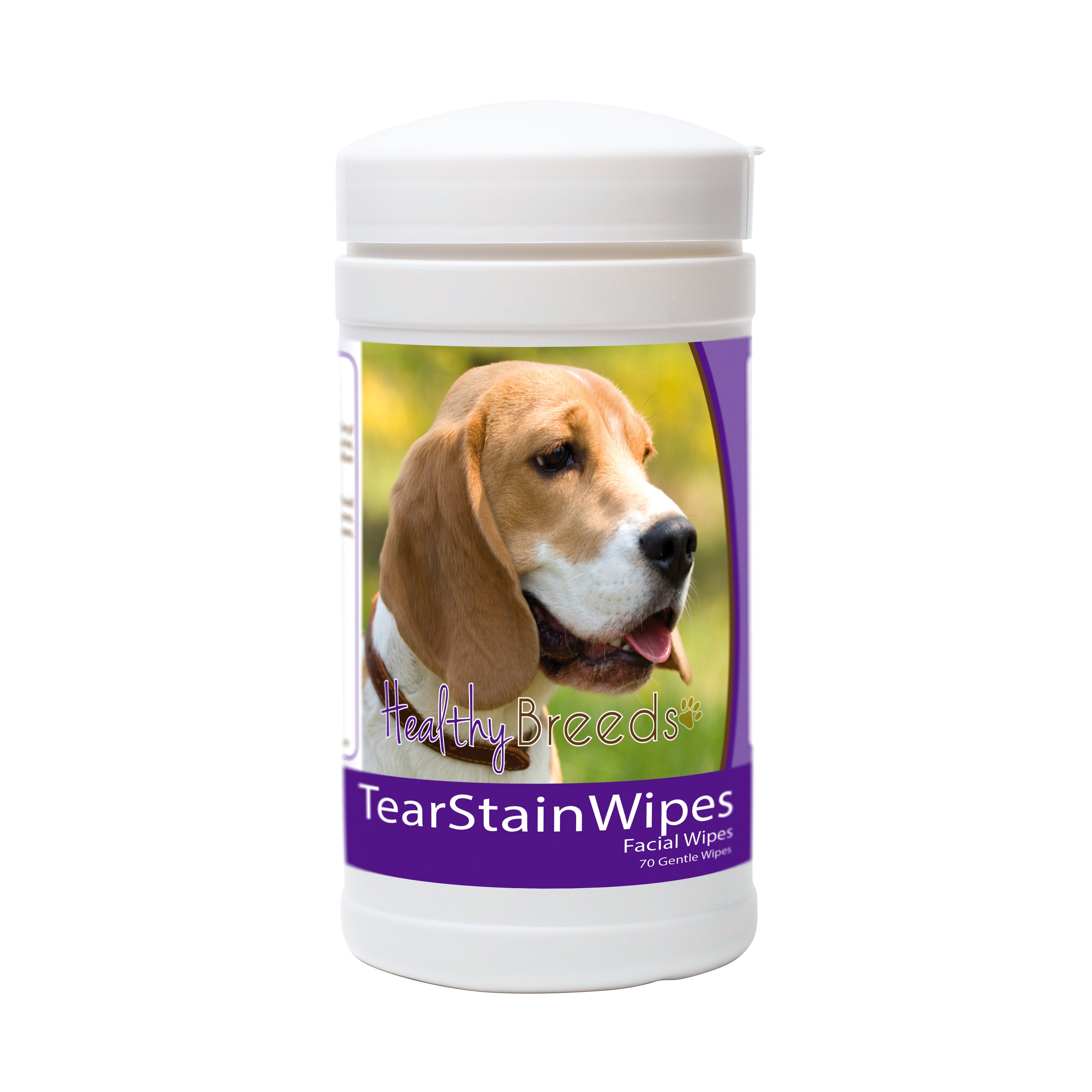 Beagle Tear Stain Wipes 70 Count