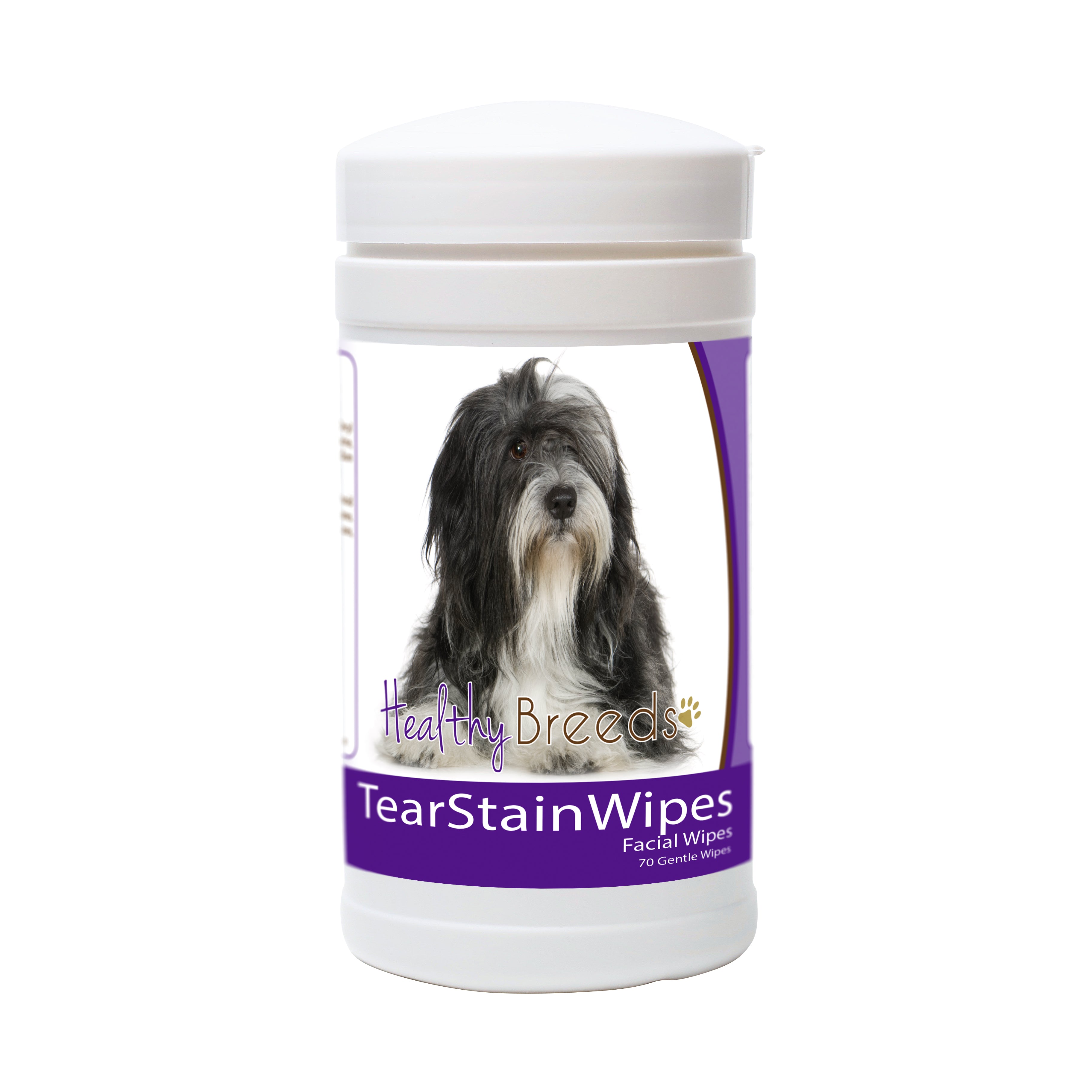 Lhasa Apso Tear Stain Wipes 70 Count