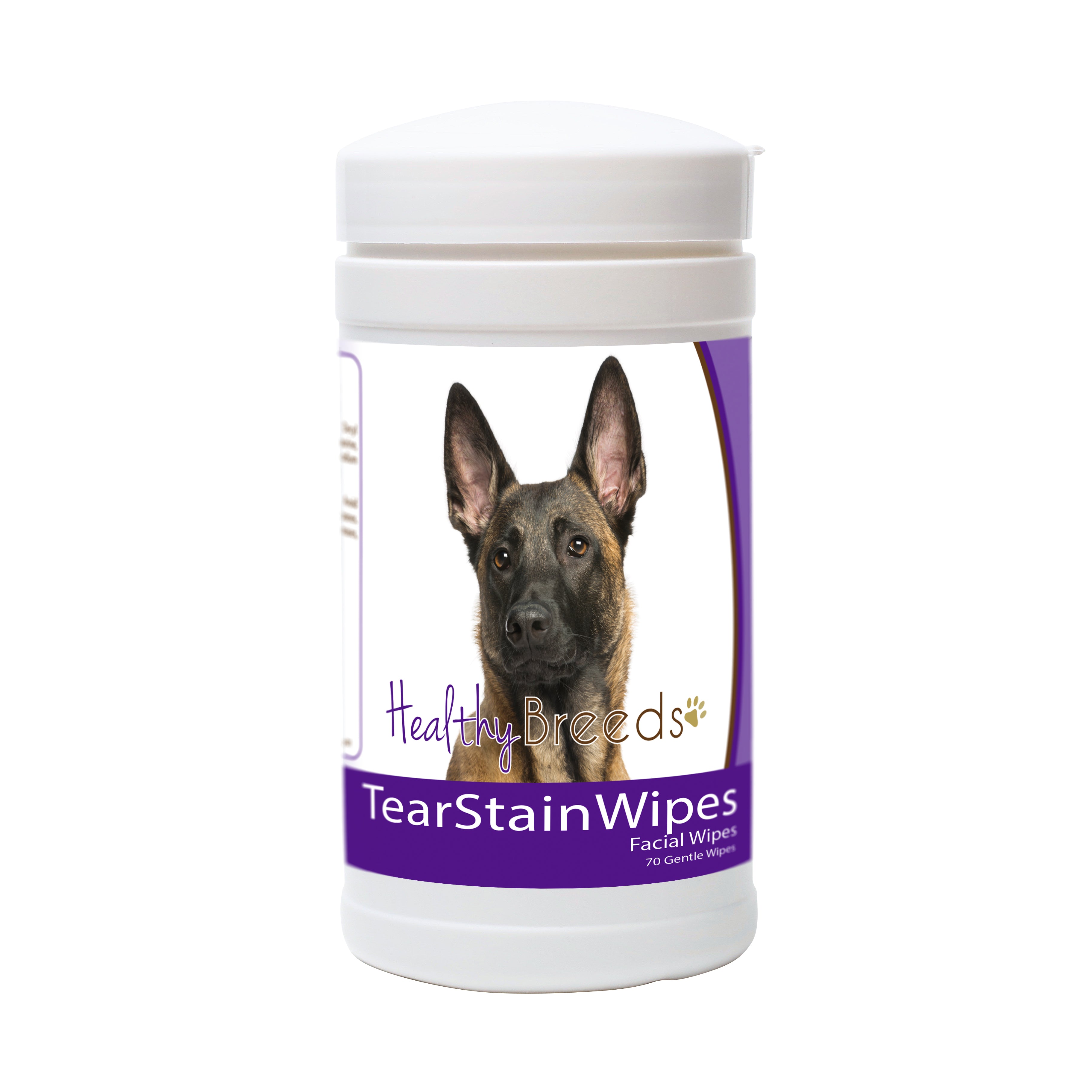 Belgian Malinois Tear Stain Wipes 70 Count