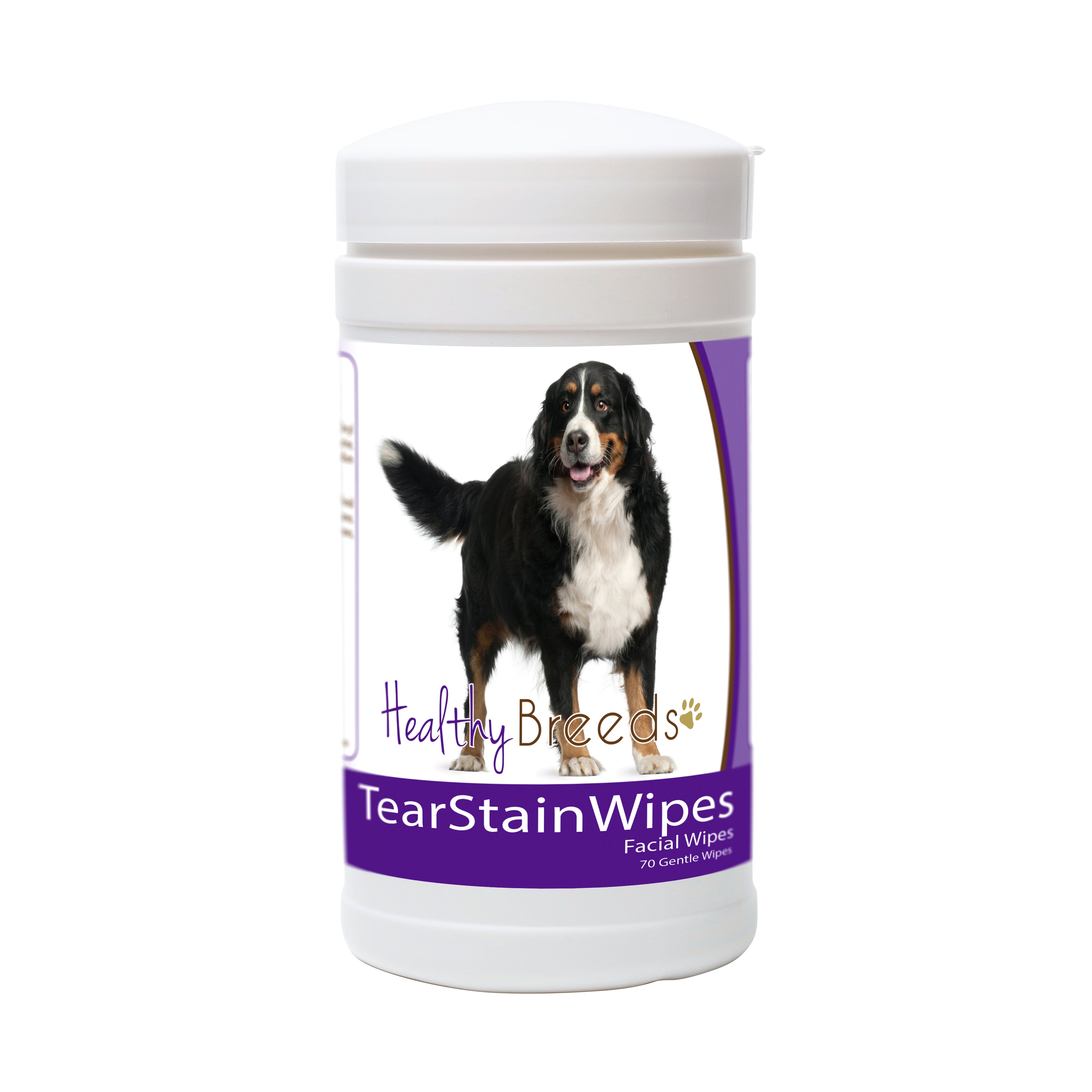 Bernese Mountain Dog Tear Stain Wipes 70 Count