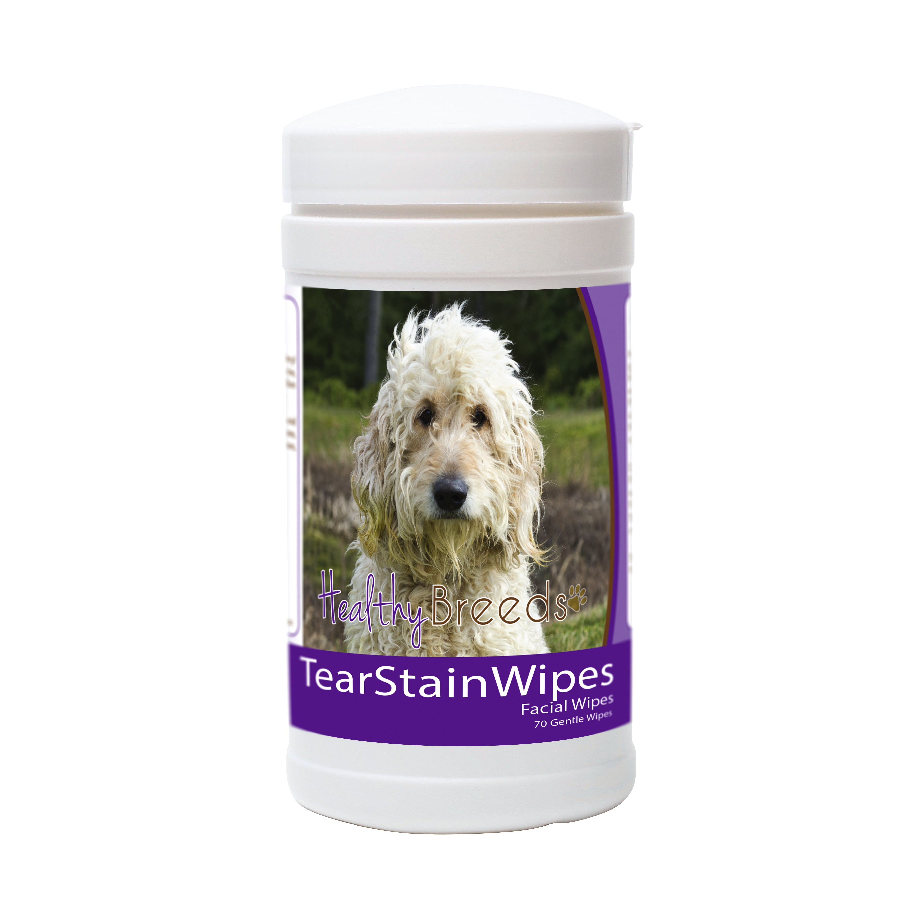 Goldendoodle Tear Stain Wipes 70 Count