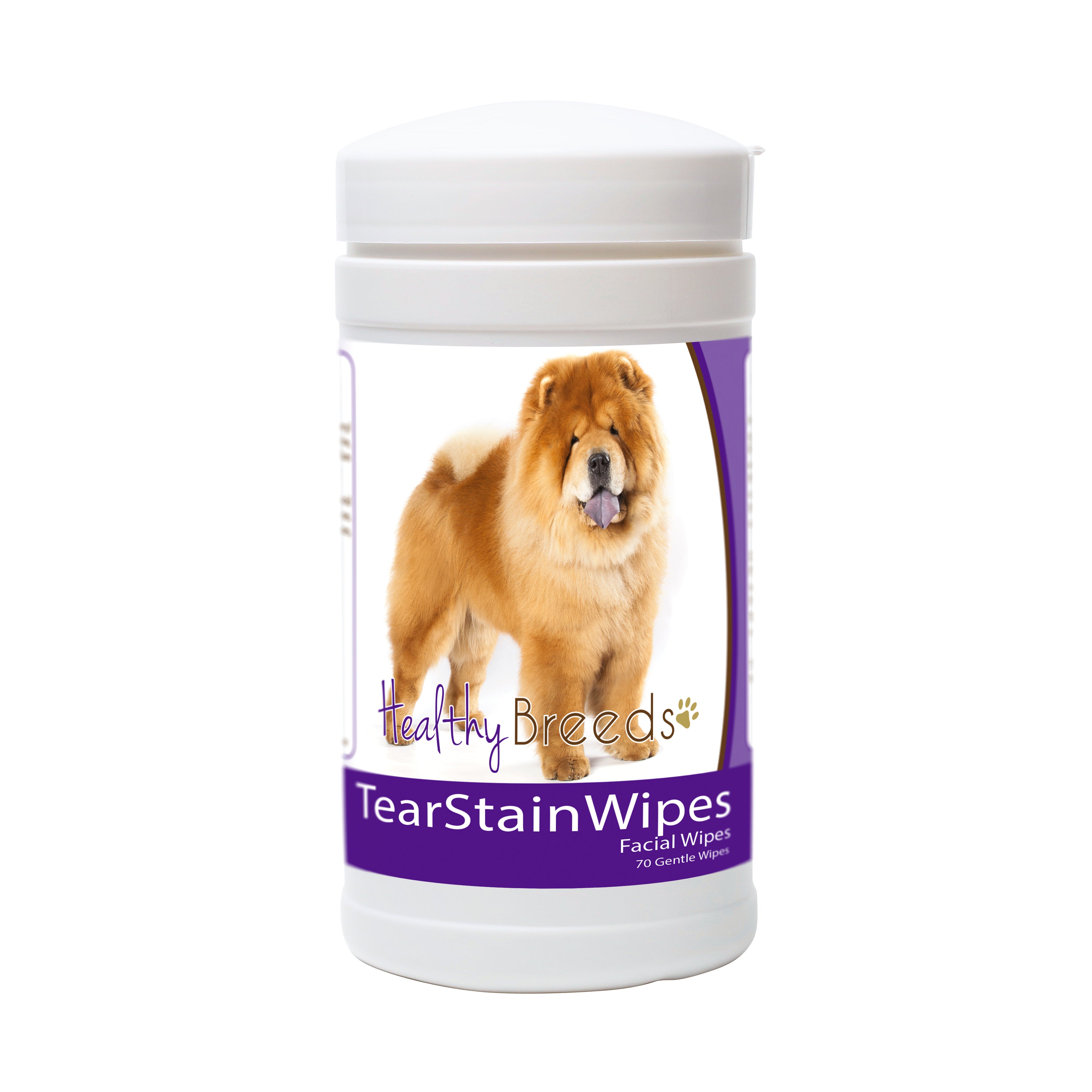 Chow Chow Tear Stain Wipes 70 Count