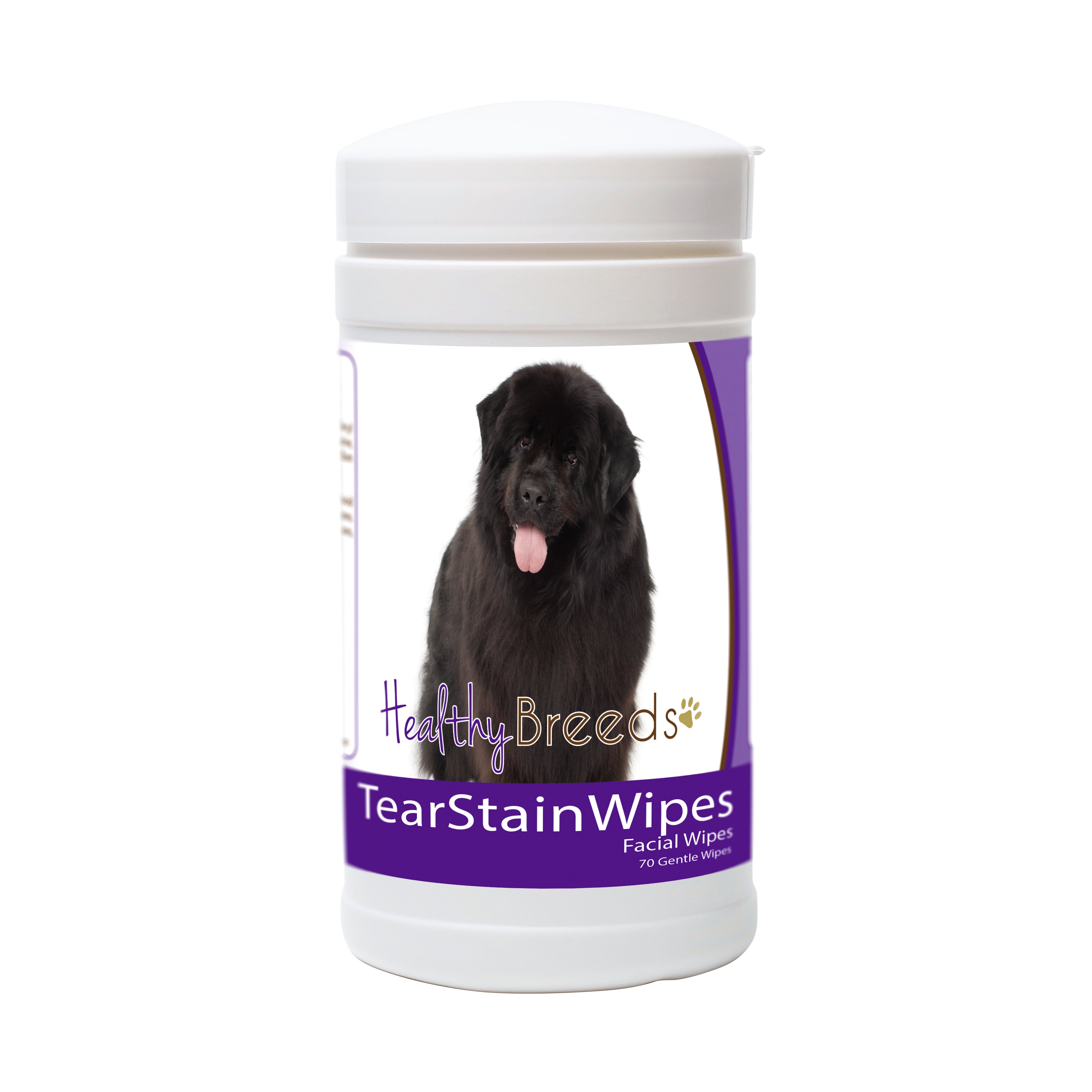 Newfoundland Tear Stain Wipes 70 Count