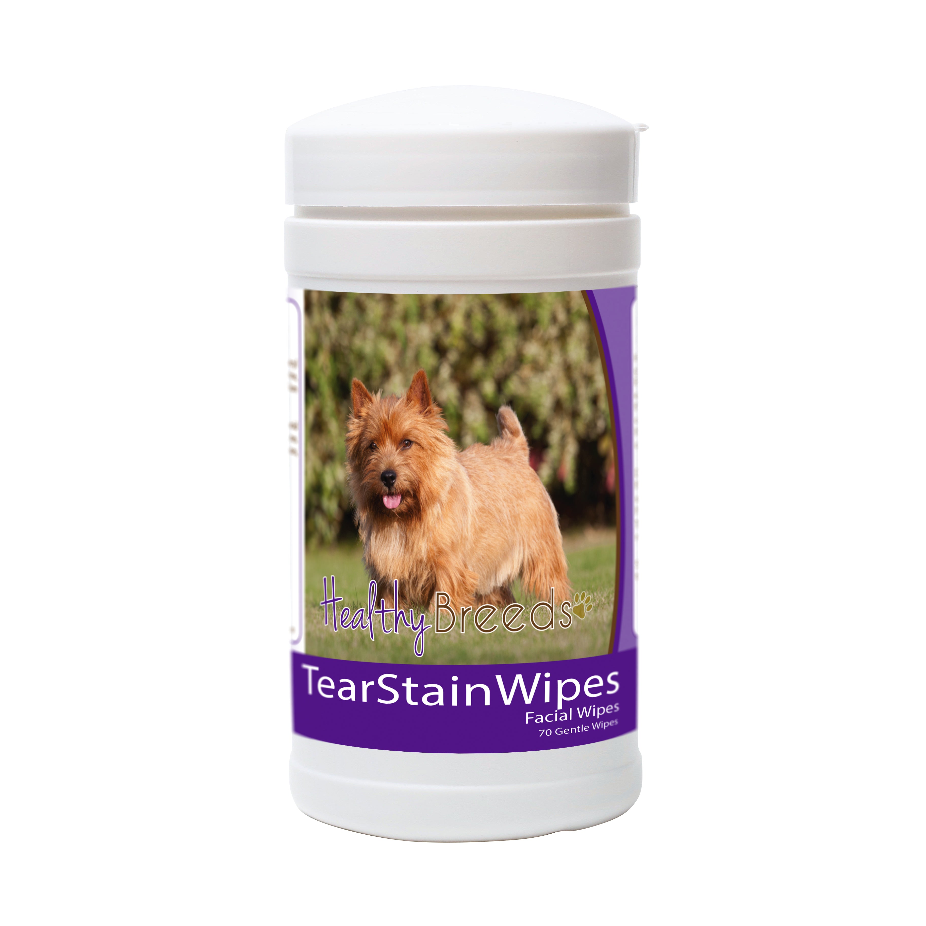 Norwich Terrier Tear Stain Wipes 70 Count
