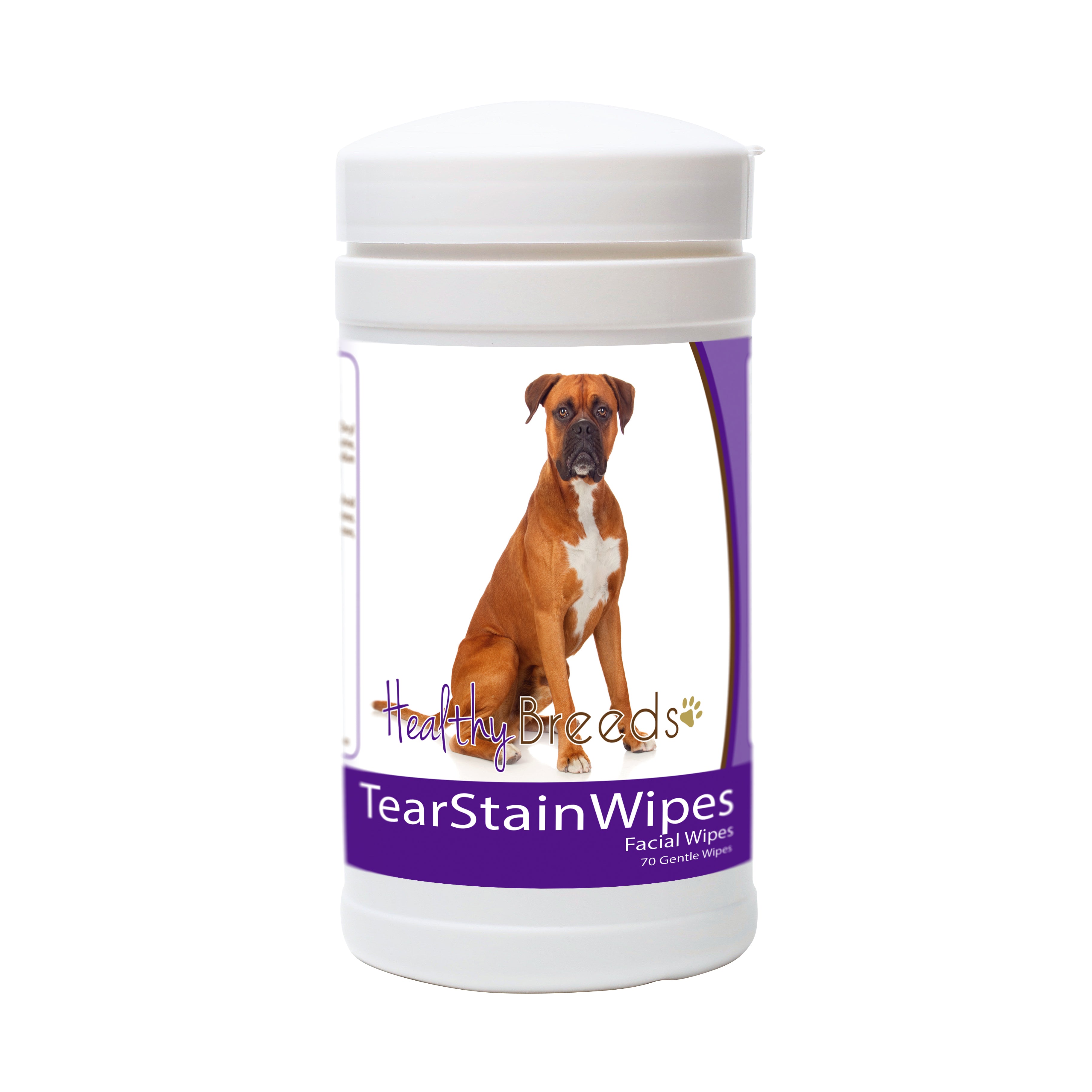 Boxer Tear Stain Wipes 70 Count