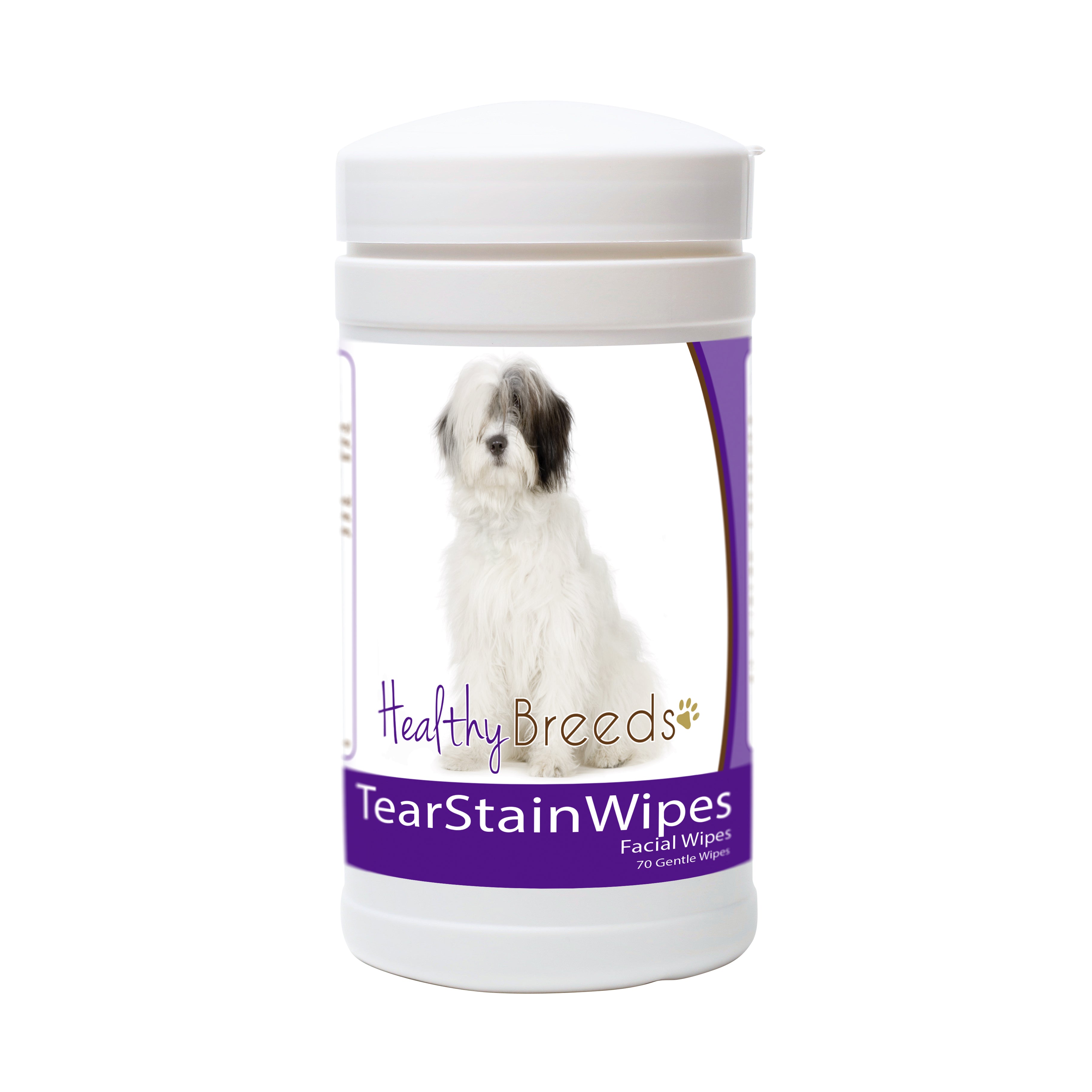 Old English Sheepdog Tear Stain Wipes 70 Count