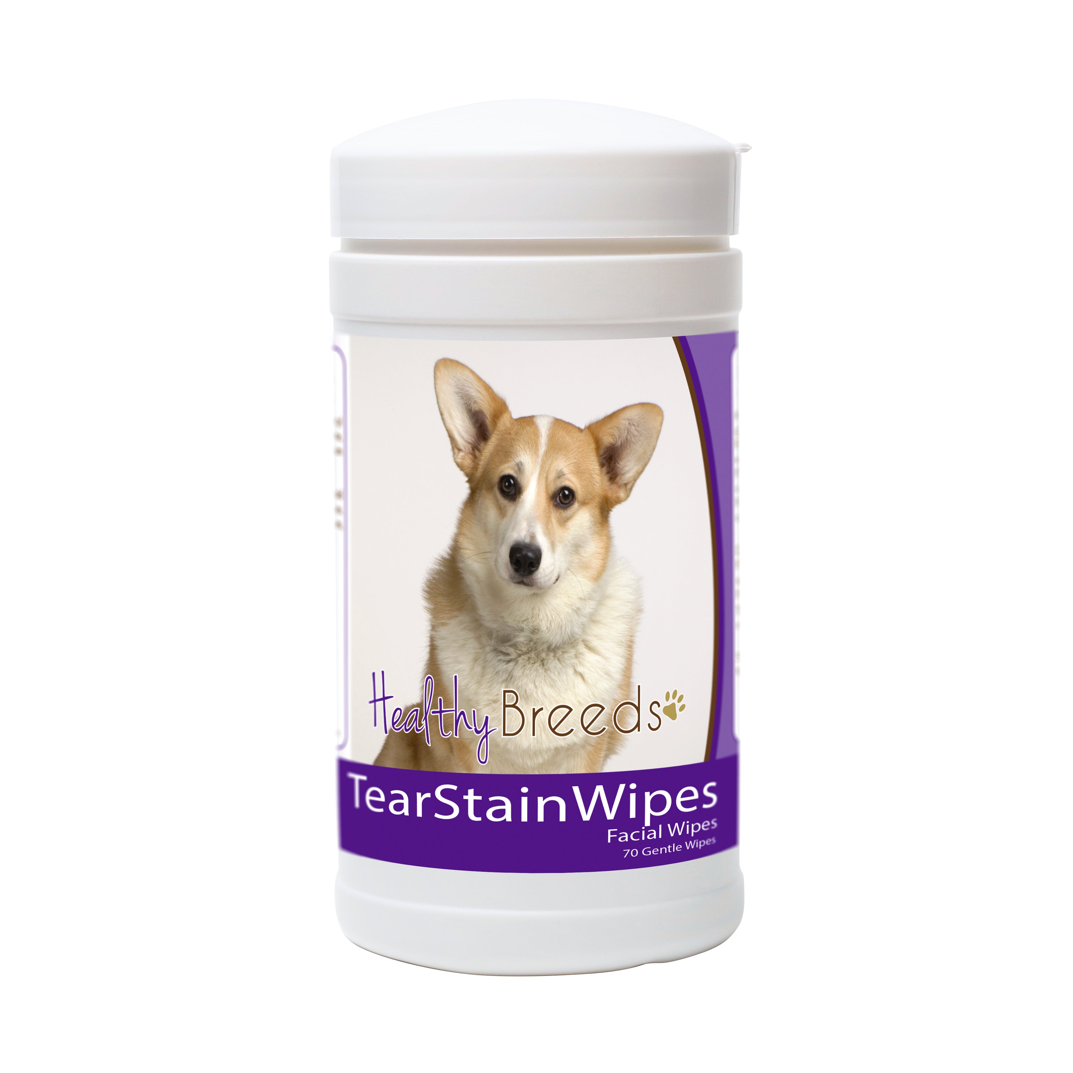 Cardigan Welsh Corgi Tear Stain Wipes 70 Count