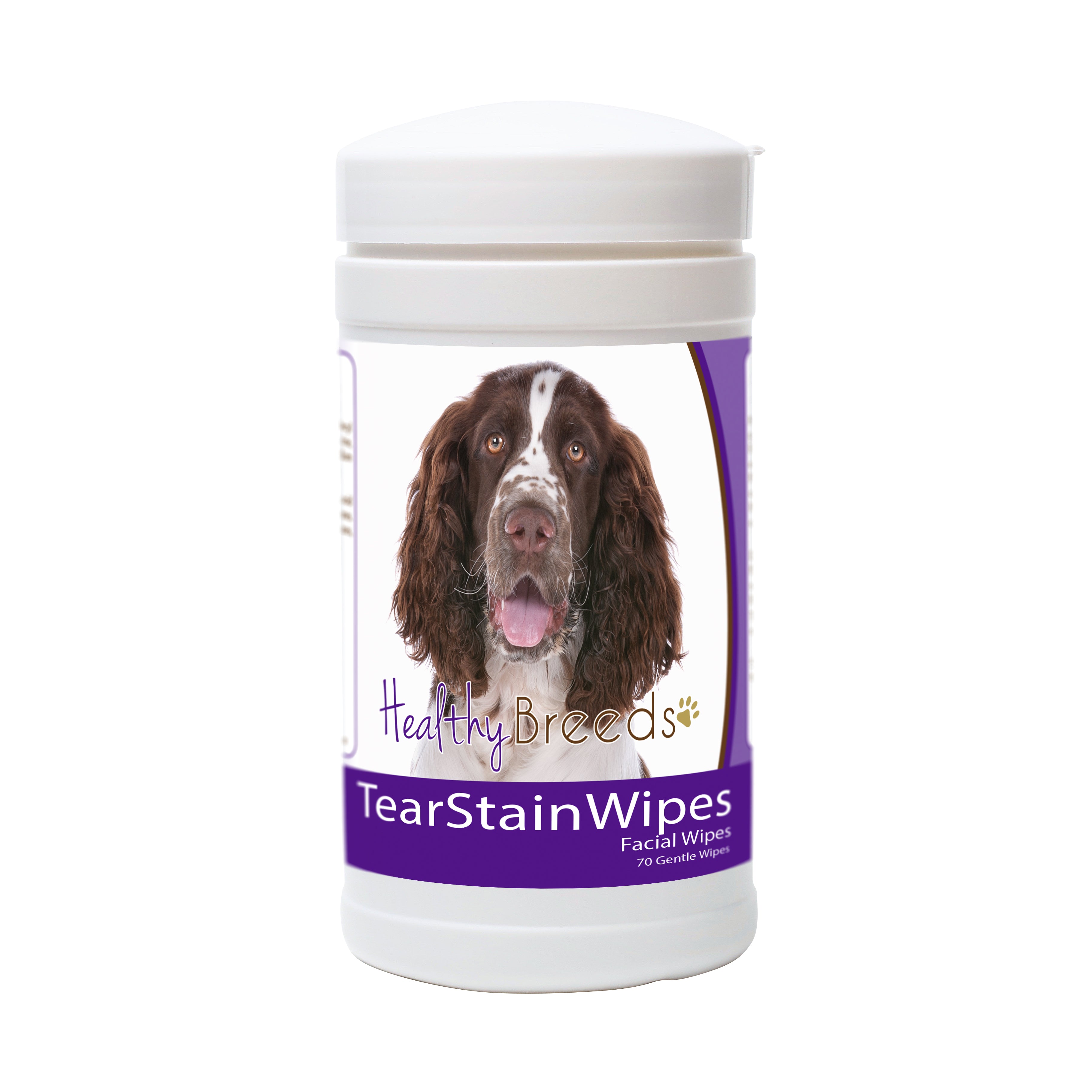 English Springer Spaniel Tear Stain Wipes 70 Count
