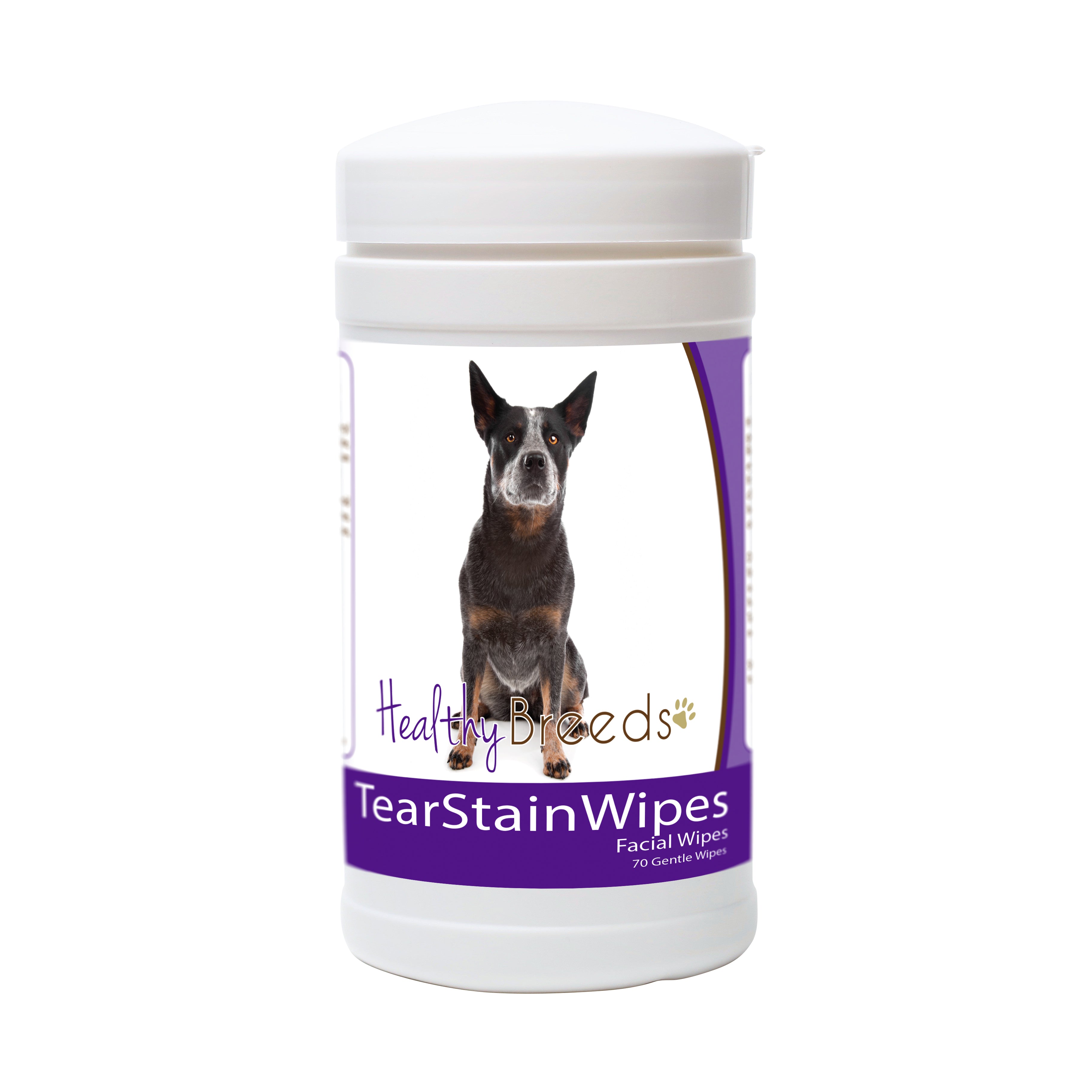Australian Cattle Dog Tear Stain Wipes 70 Count