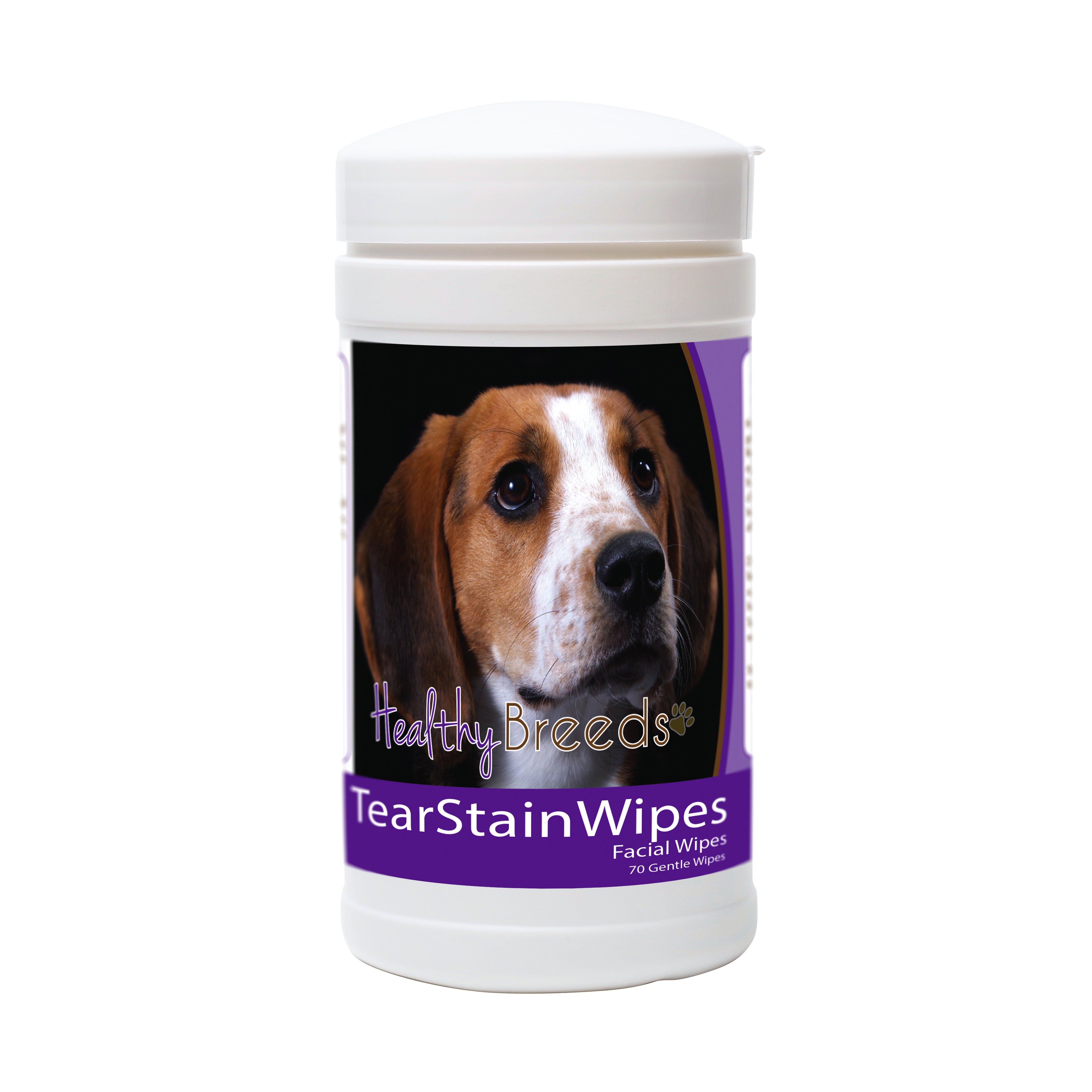 American English Coonhound Tear Stain Wipes 70 Count
