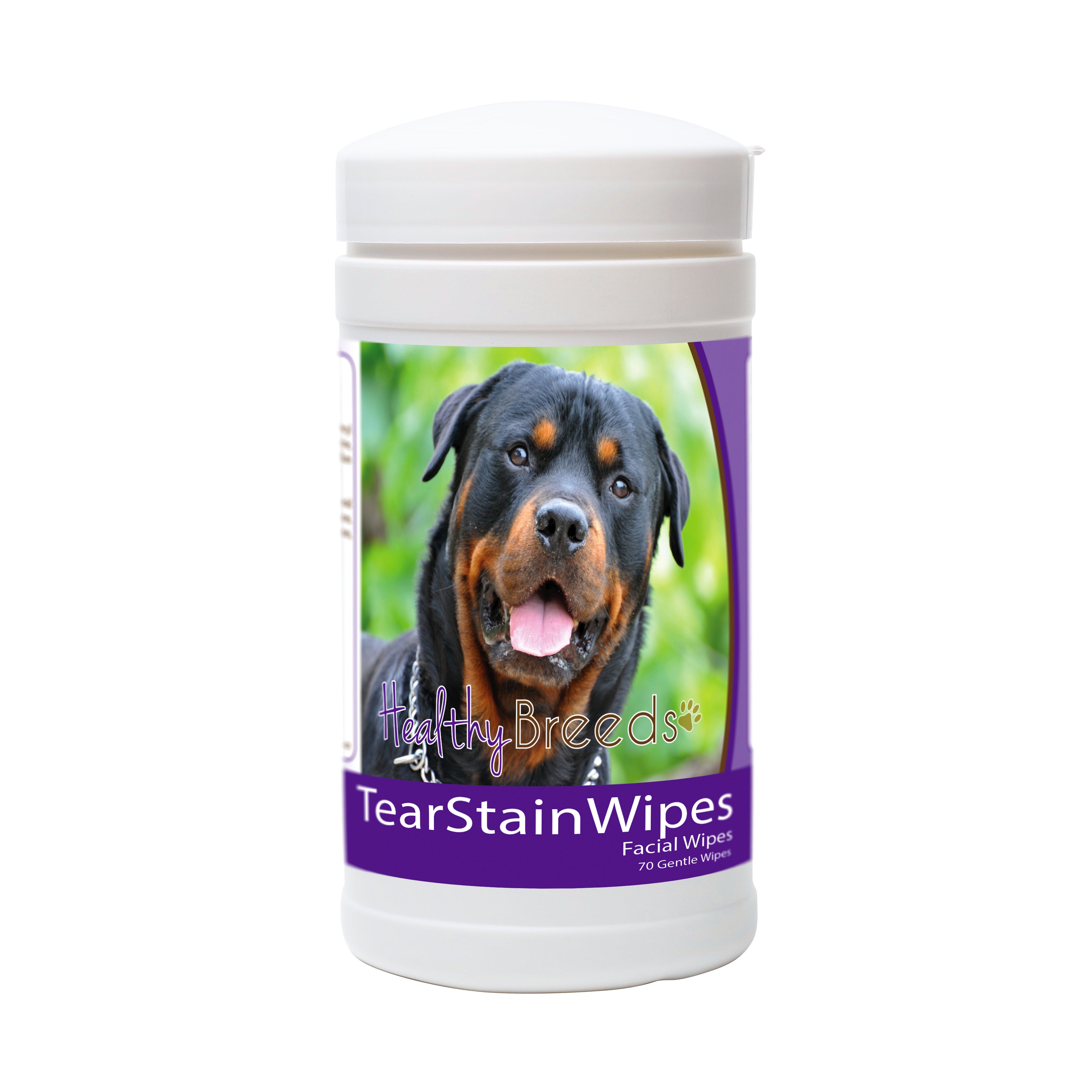 Rottweiler Tear Stain Wipes 70 Count