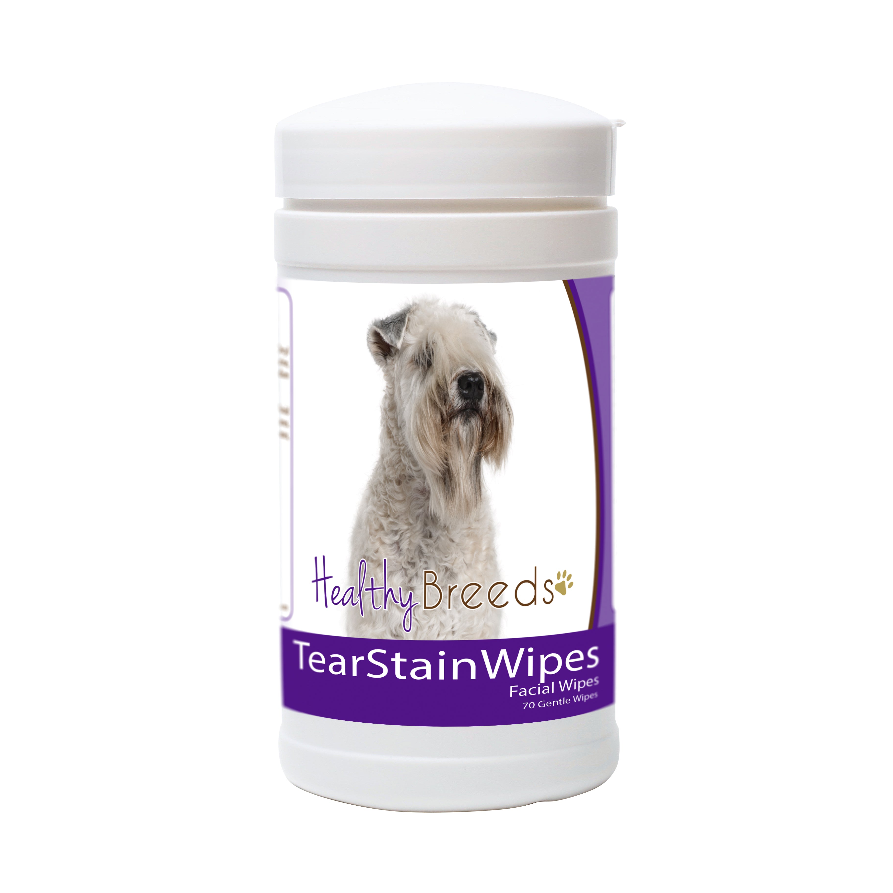 Soft Coated Wheaten Terrier Tear Stain Wipes 70 Count