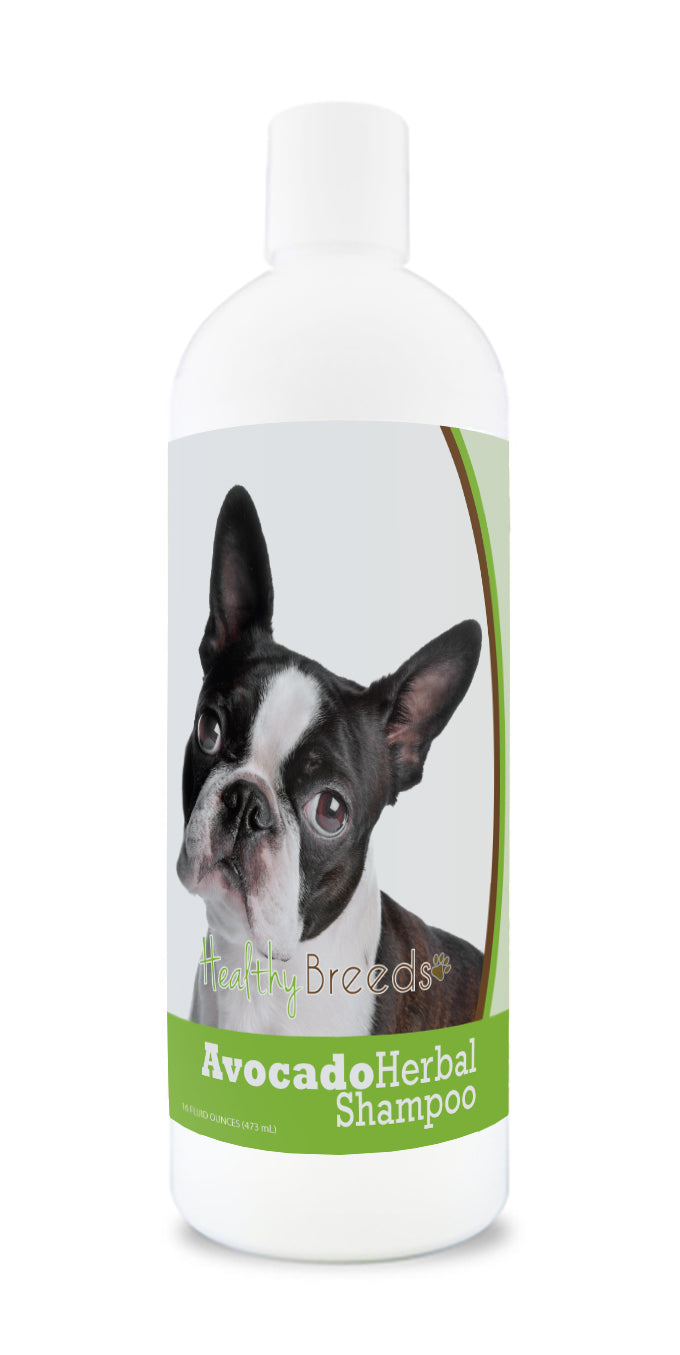 Boston Terrier Avocado Herbal Dog Shampoo 16 oz