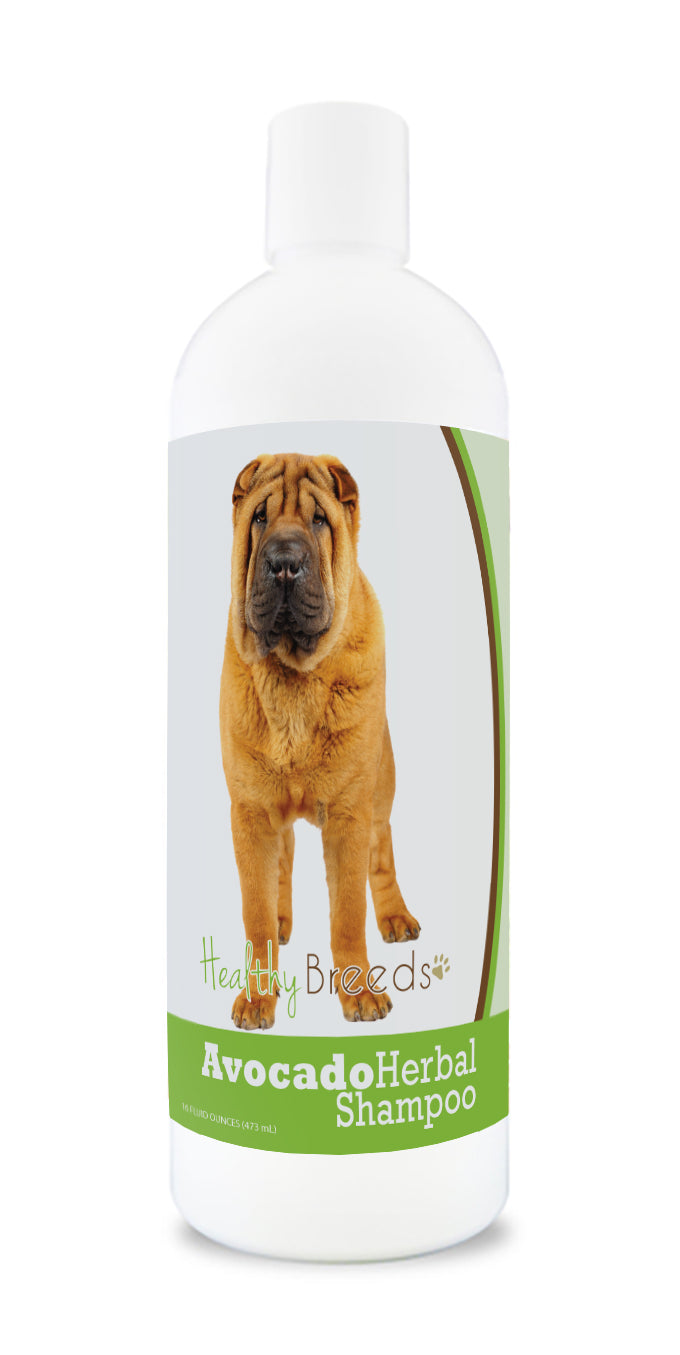 Chinese Shar Pei Avocado Herbal Dog Shampoo 16 oz