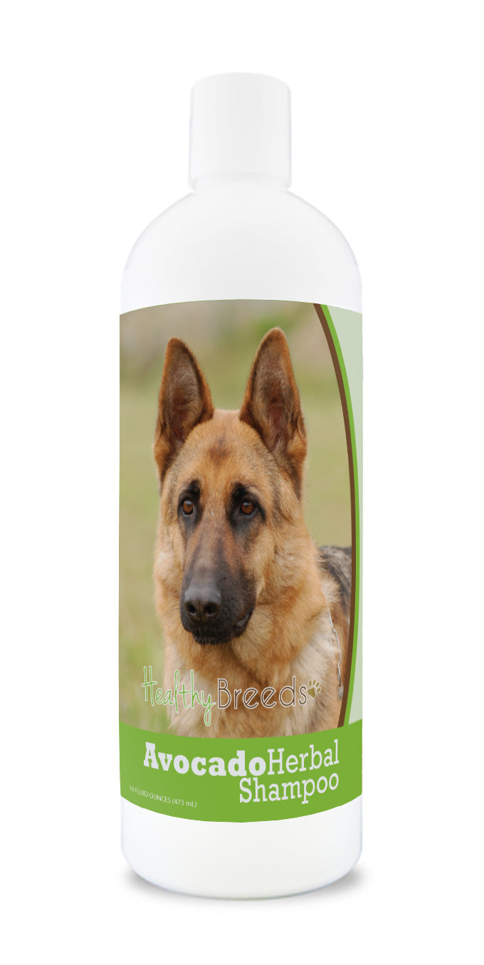 German Shepherd Avocado Herbal Dog Shampoo 16 oz